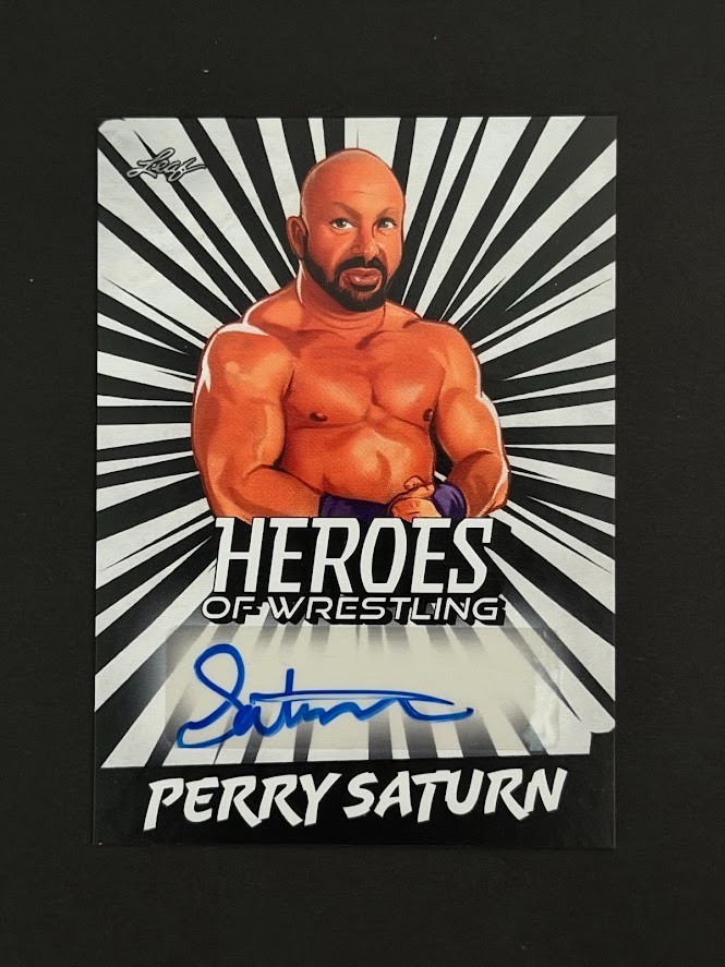 Perry Saturn 2023 Leaf Heroes Of Wrestling Autograph Card # BAPS1 WWE ECW TNA