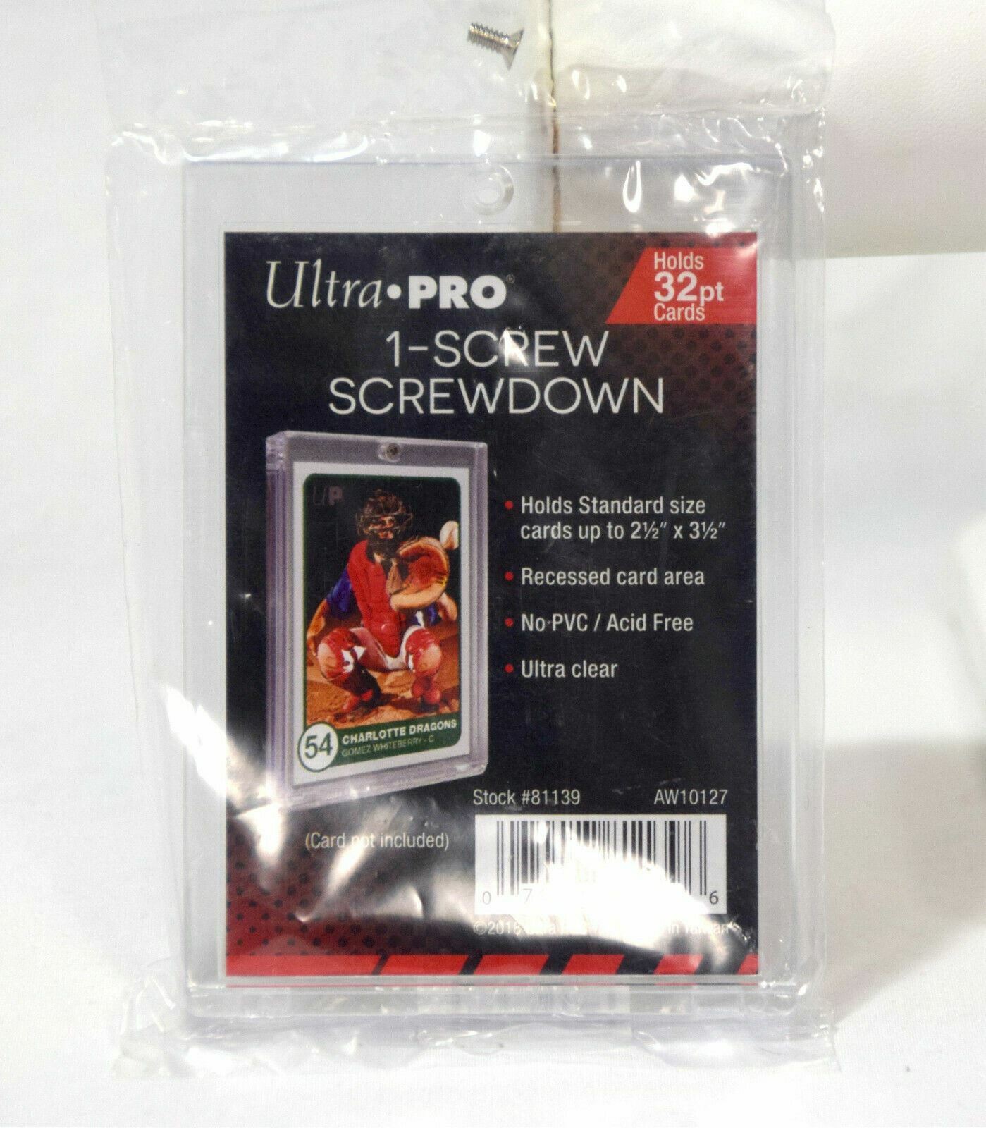 NEW Ultra Pro 1-Screw Screwdown Trading Card Case Sports Gaming Magic MTG 81139