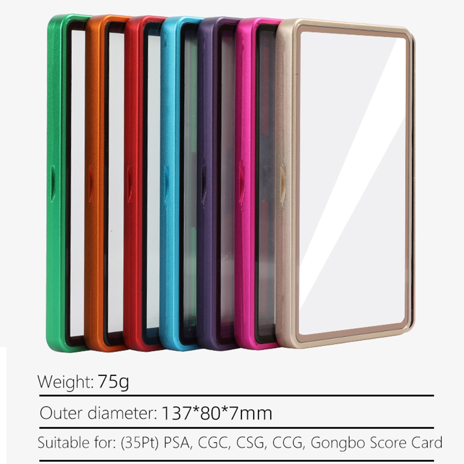 Magnetic Graded Card Slab Guard Box Bumper Metal Protector Case For PSA CGC BGS