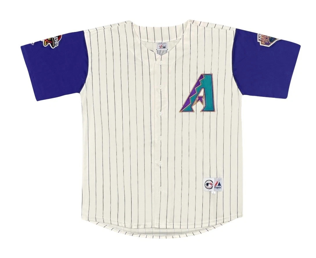 Randy Johnson 2001 Arizona Diamondbacks Men’s Alt Ivory World Series Jersey