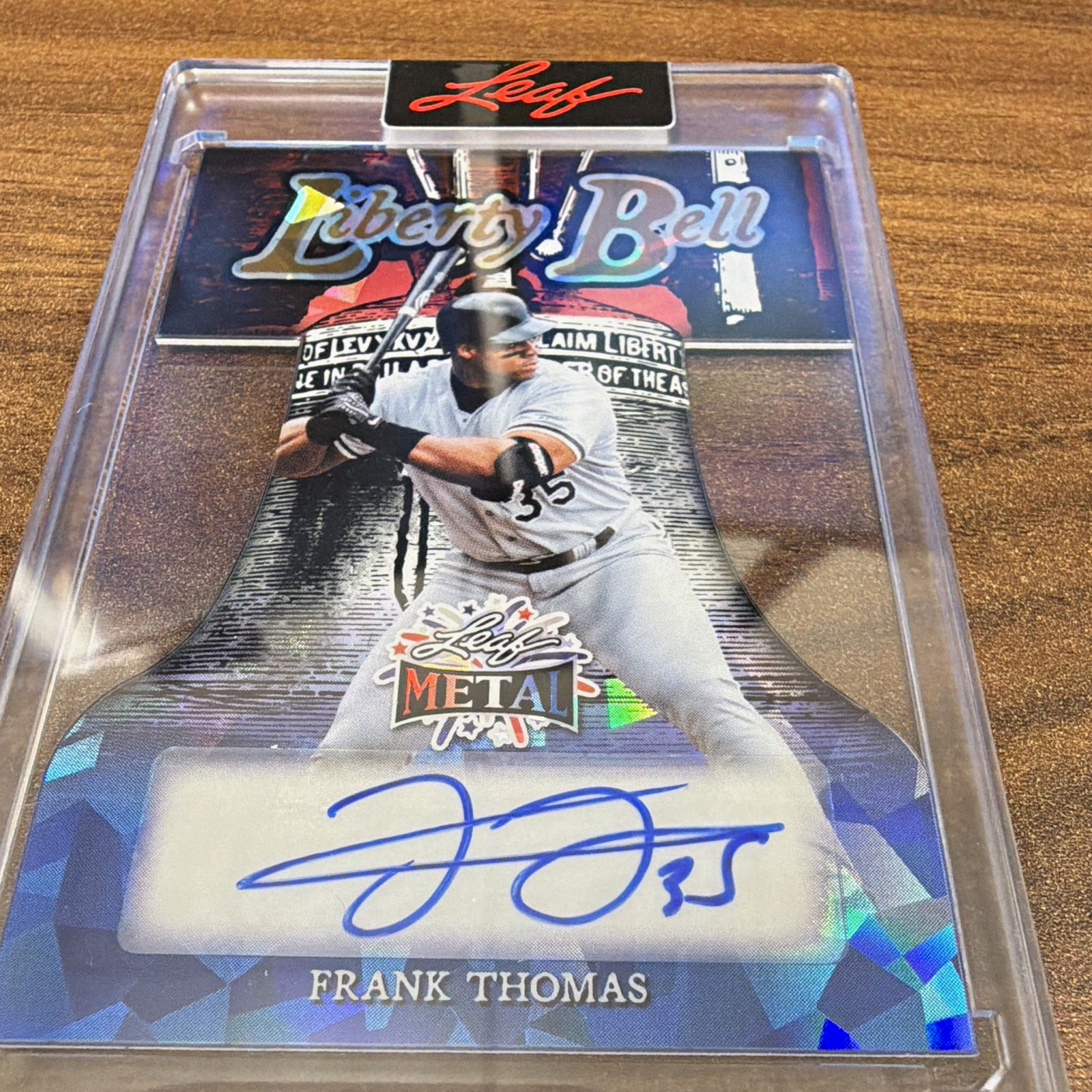 Leaf 2026 Metal Liberty Bell Frank Thomas Auto LB-FT1 Serial # 1/2 White Sox