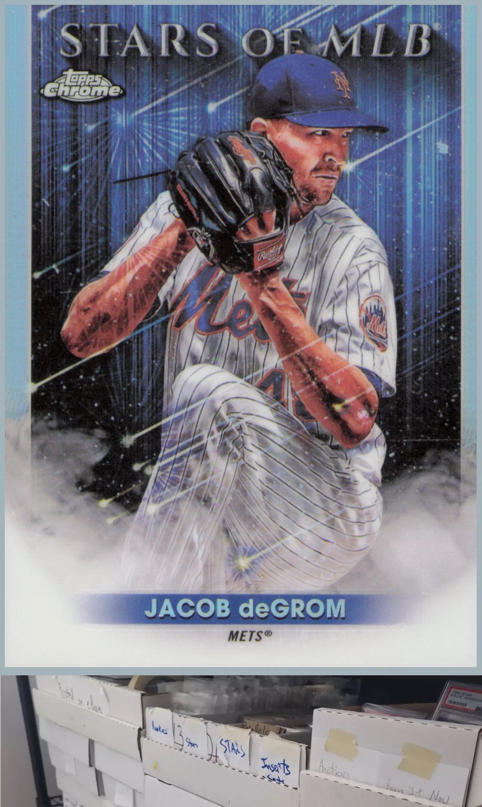 2022 Topps #SMLBC-13 Jacob deGrom Stars of MLB Chrome – JF