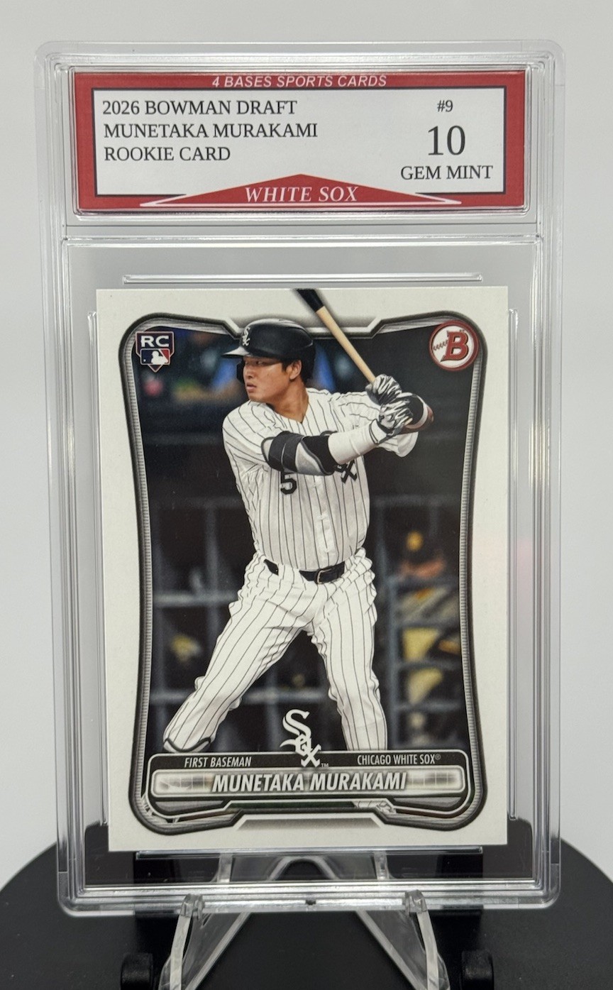 2026 Bowman Munetaka Murakami Chicago White Sox Rookie Card #9 Gem Mint 10