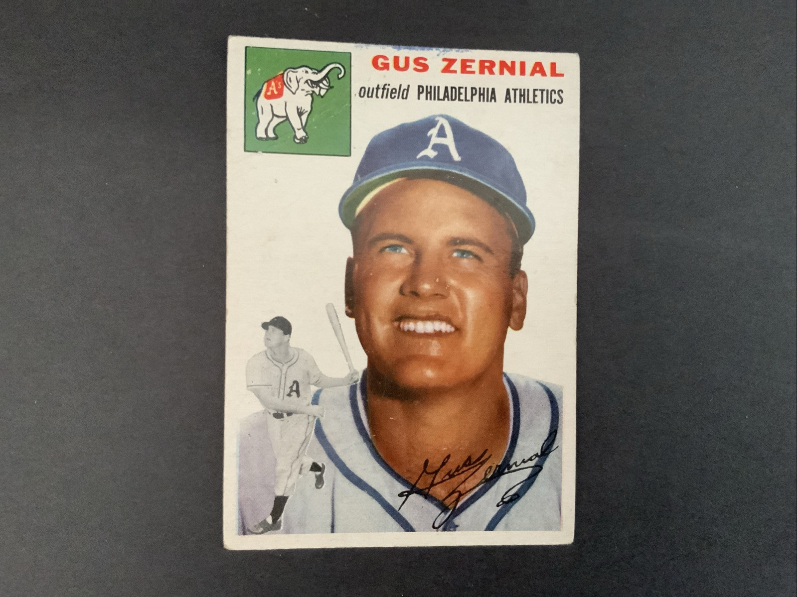 1954 TOPPS BASEBALL GUS ZERNIAL #2 VGX