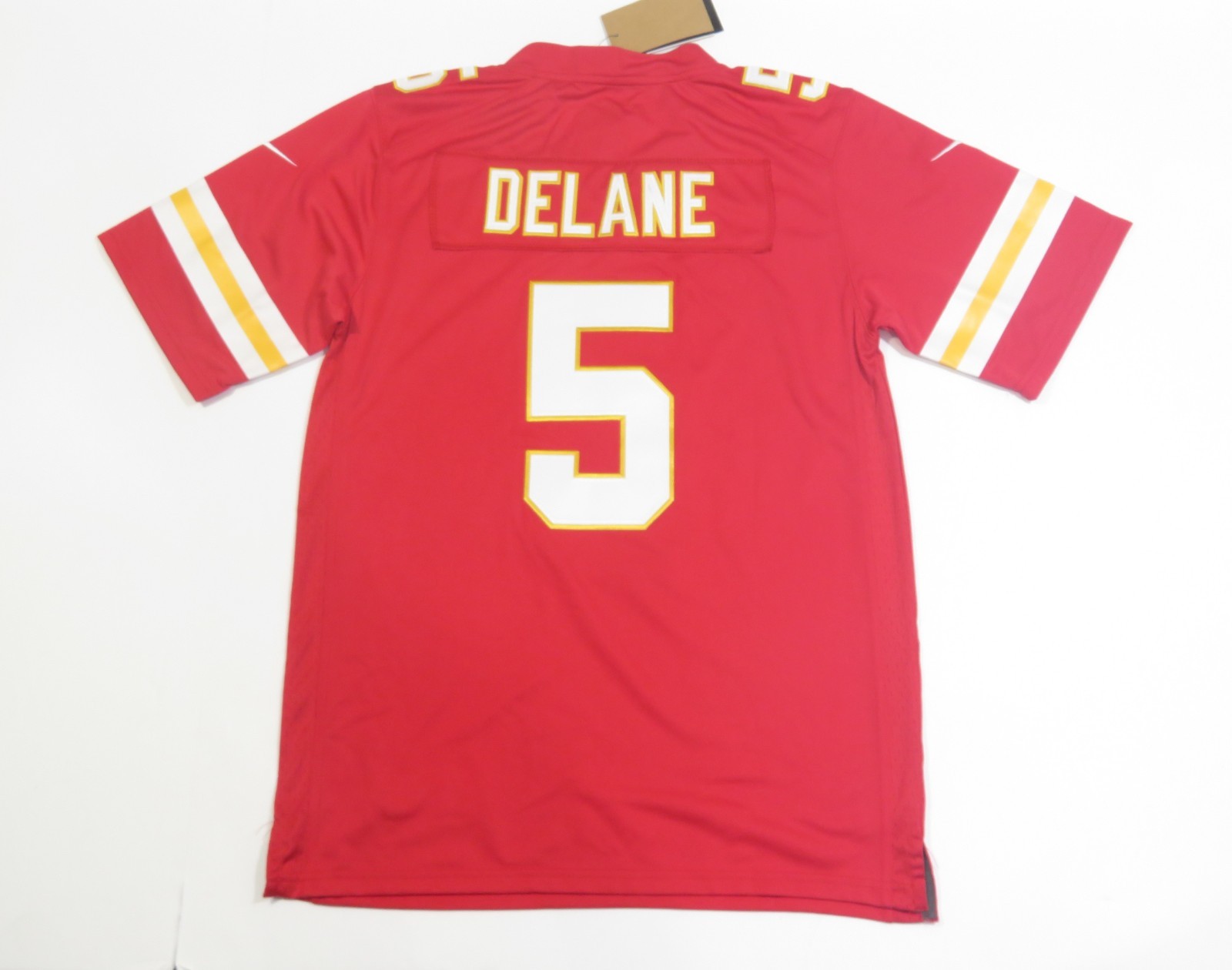Mansoor Delane #5 Kansas City Chiefs Men’s Game Jersey Red