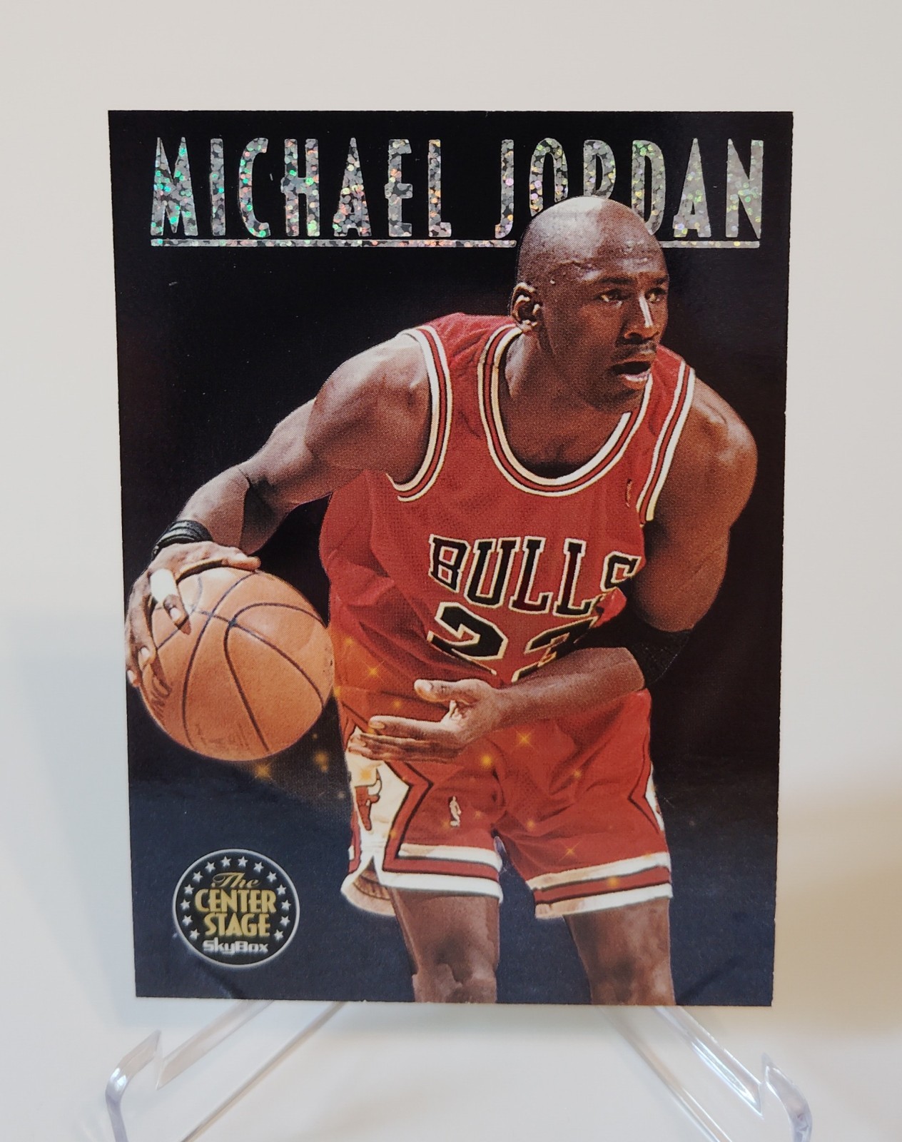 1993 SkyBox Center Stage Michael Jordan #CS1 Chicago Bulls Insert