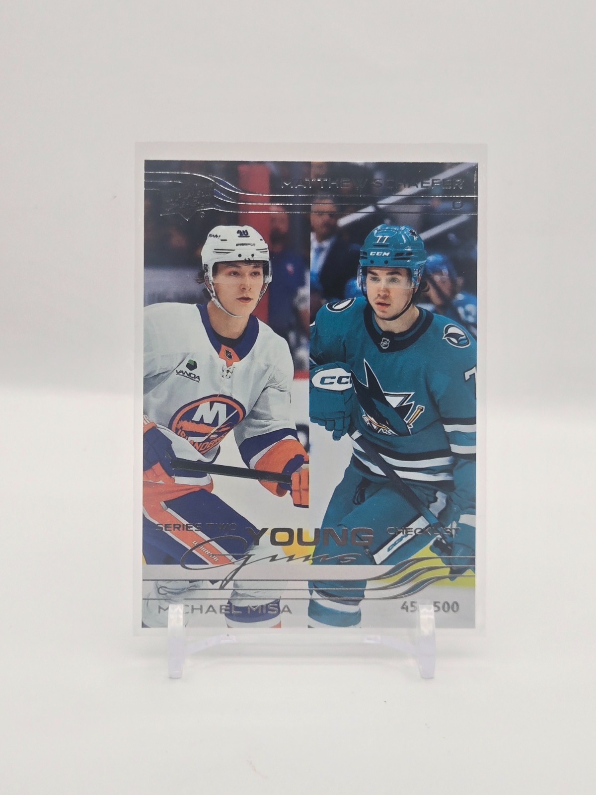 Schaefer & Misa 2025-26 Upper Deck Series 2 Young Guns Checklist 451-500 #500