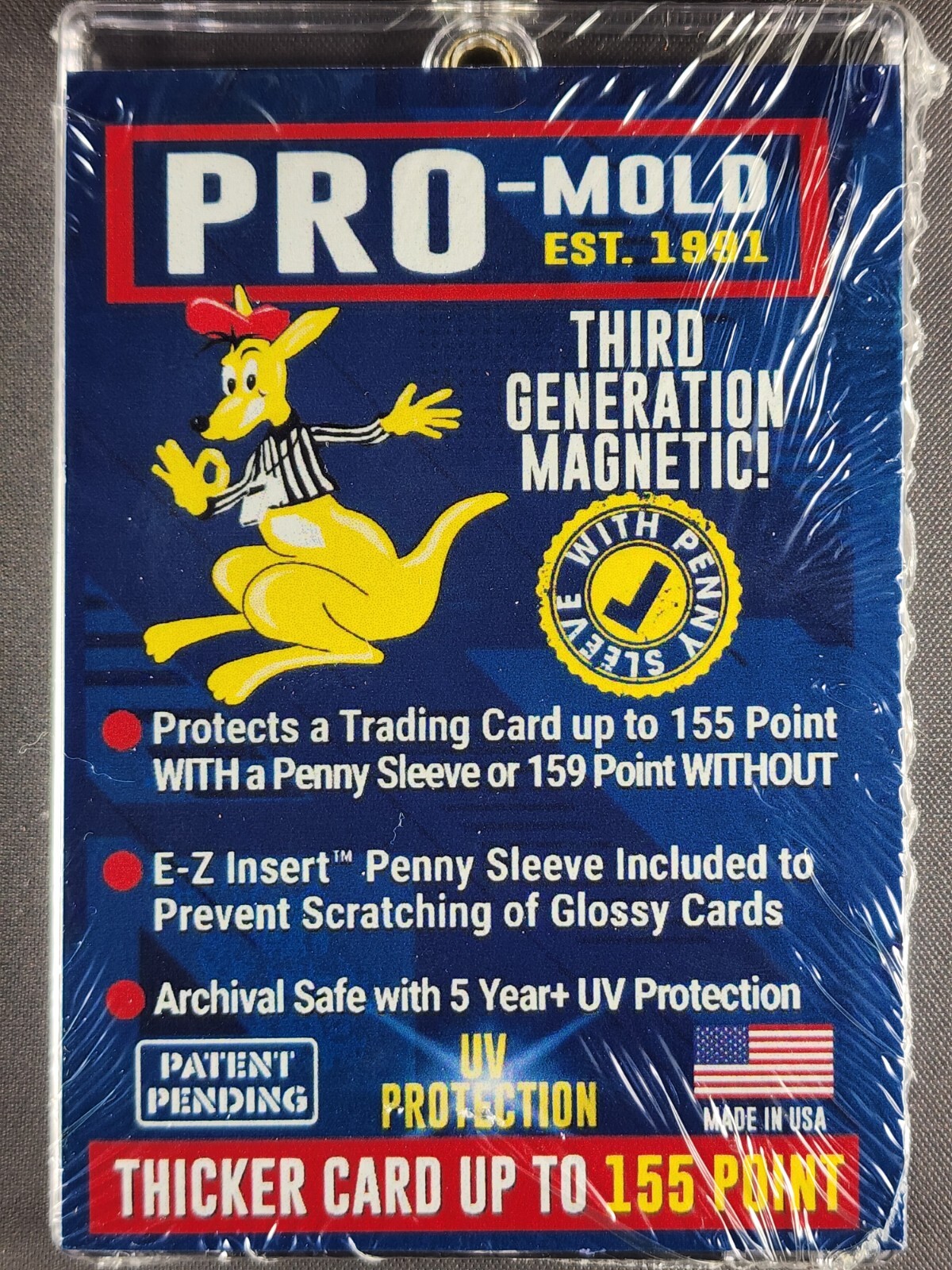 PRO MOLD 3rd Generation w/ Sleeve Magnetic Card Holders One Touch – MADE IN USA!