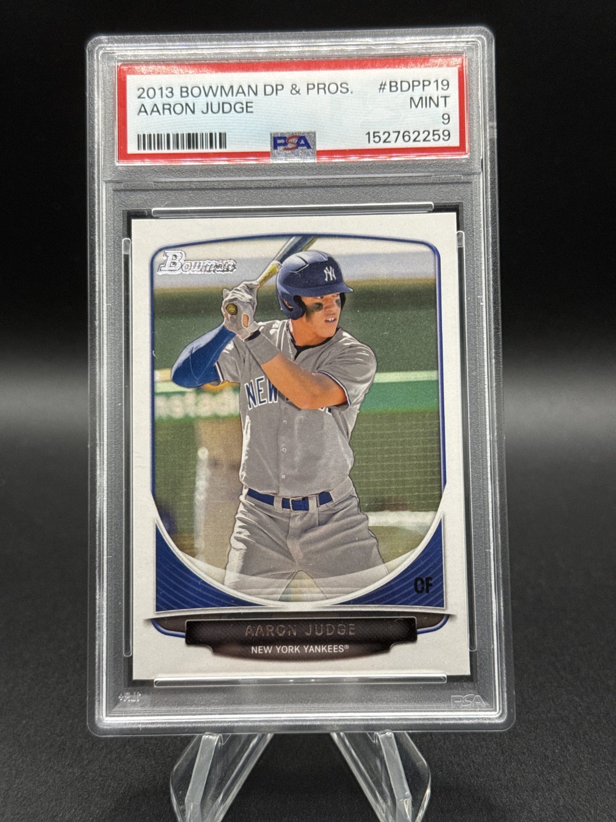 2013 Bowman Draft Picks & Prospects Aaron Judge #BDPP19 Rookie Card PSA 9