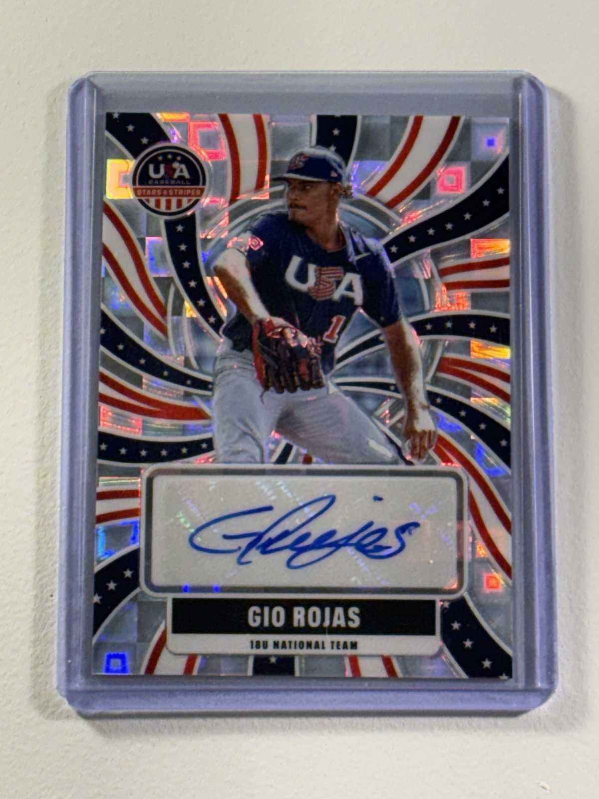 2026 Panini Stars & Stripes GIO ROJAS Pandora Auto /200 RANGERS🔥🎇🎆