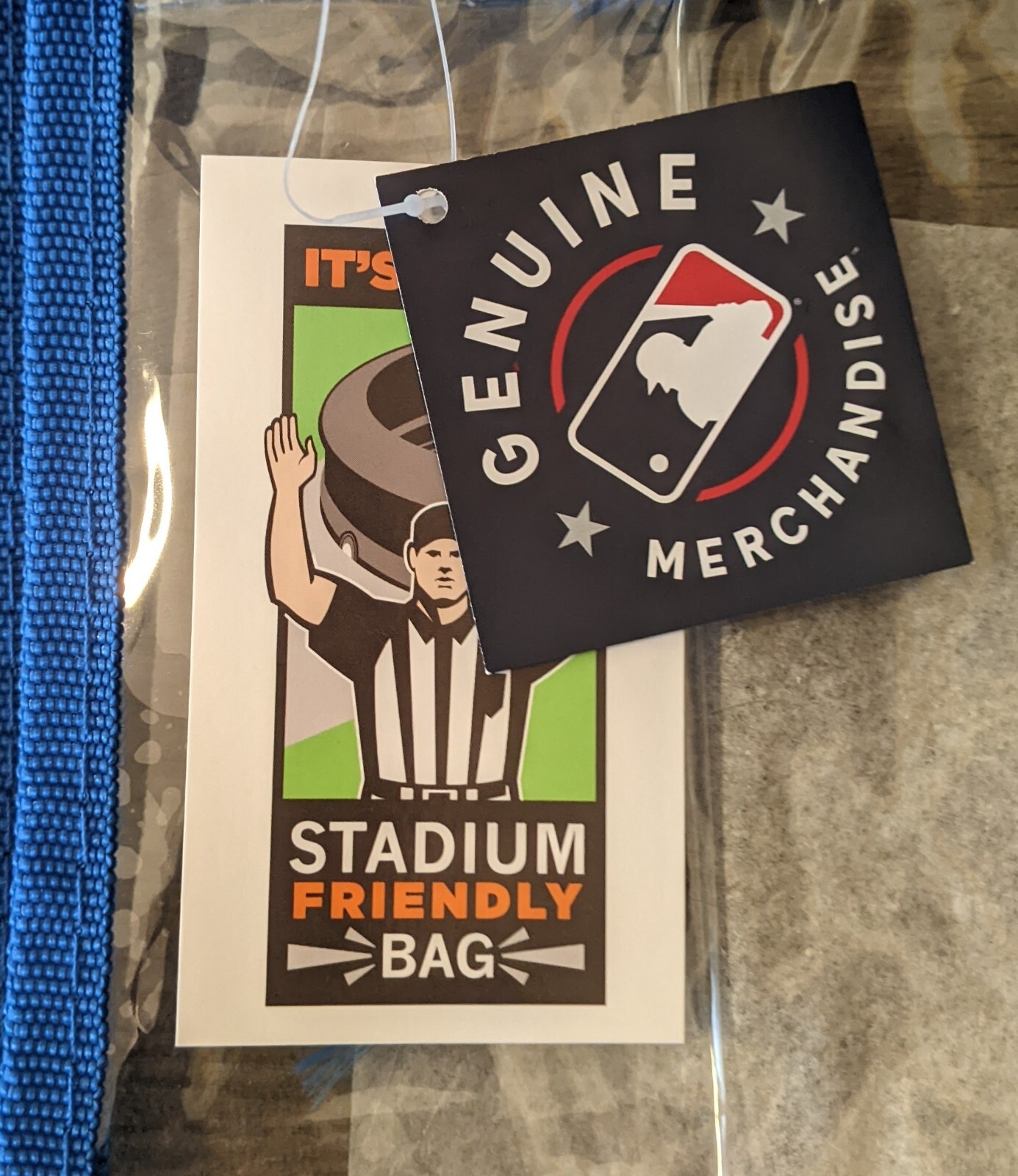 Los Angeles Dodgers Logo Clear Stadium Security Friendly Tote Bag with Handles