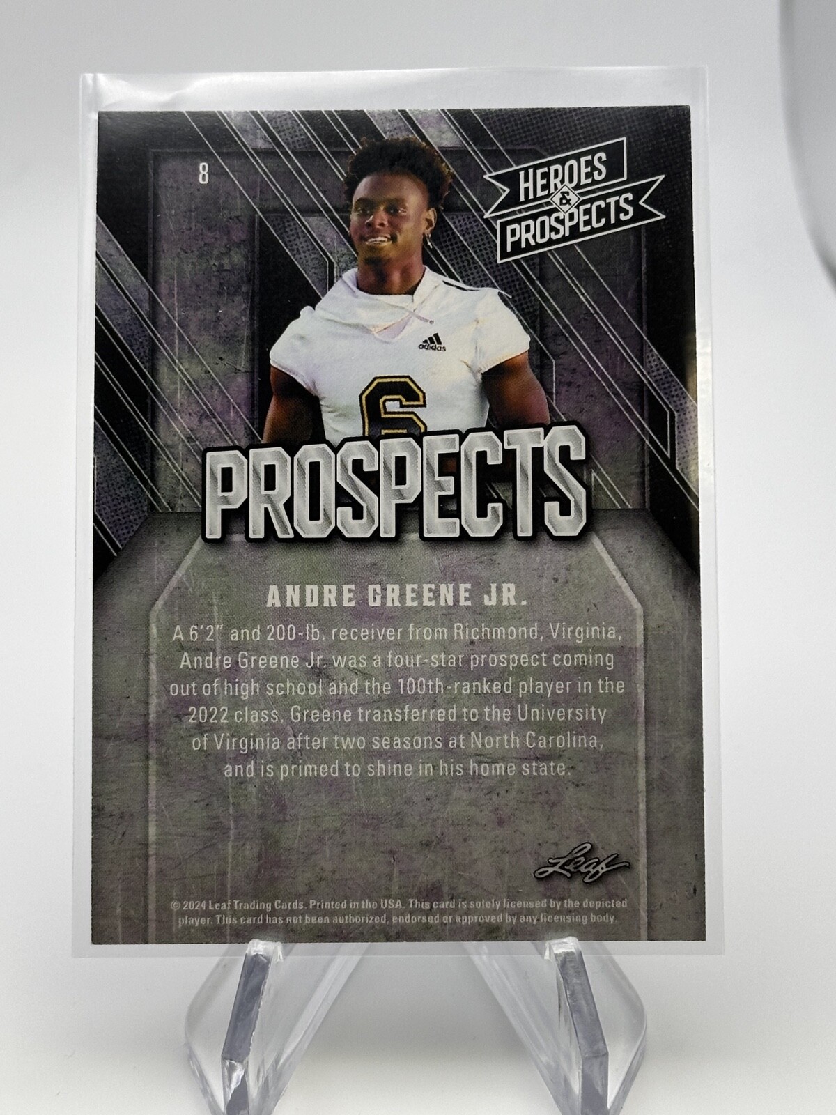 ANDRE GREENE JR. 2024 LEAF HEROES & PROSPECTS BRONZE NON-AUTO
