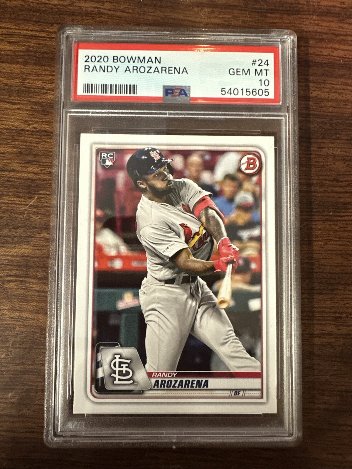 2020 Bowman Randy Arozarena RC Rookie PSA 10 Cardinals/Rays/Mariners