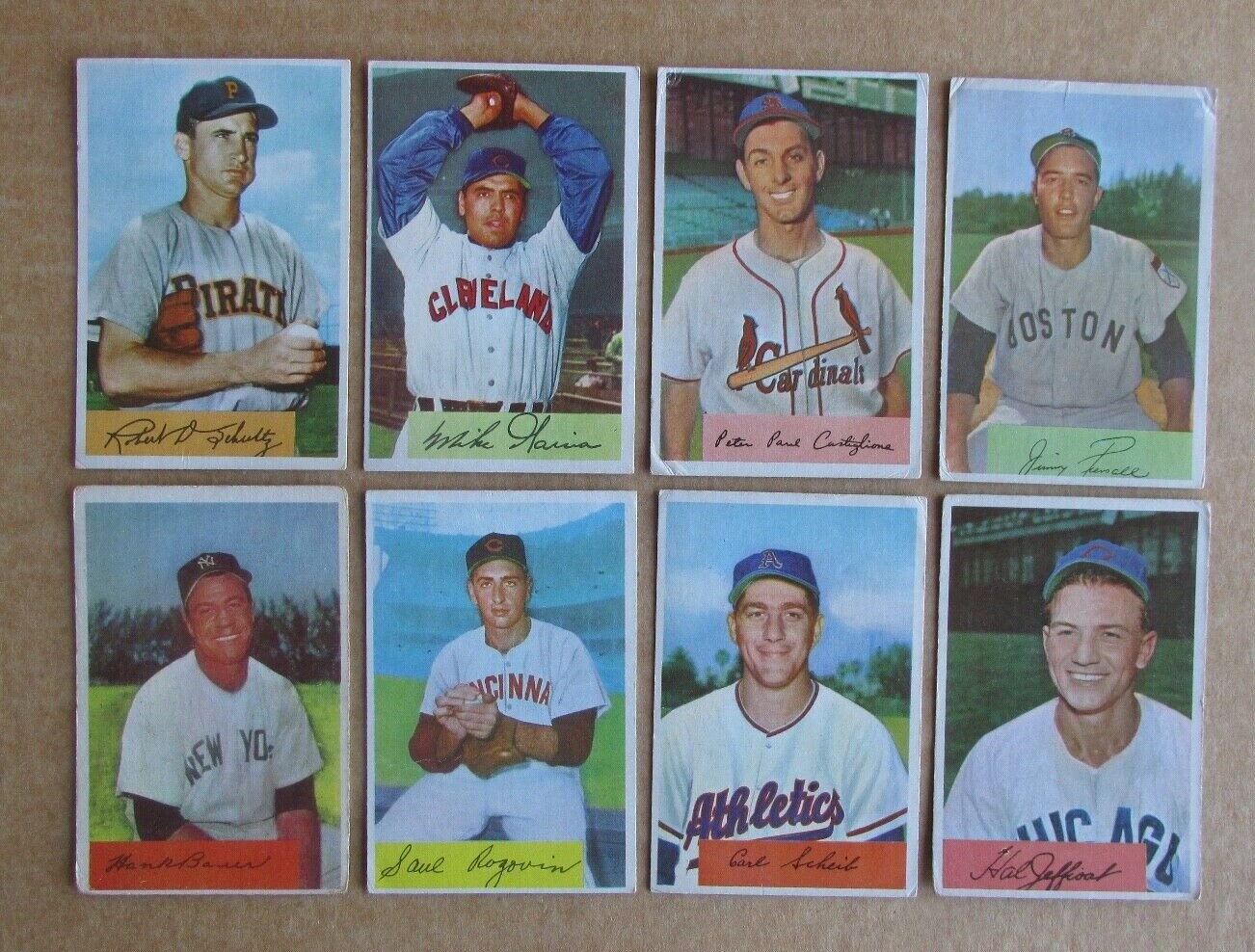 1954 BOWMAN BASEBALL CARD SINGLES COMPLETE YOUR SET PICK CHOOSE UPDATED 12/14