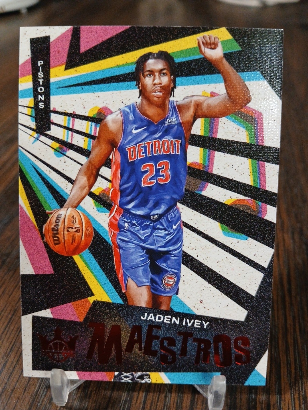 2022-23 Panini Court Kings – Maestros Jaden Ivey #10 Ruby SP 041/149 (RC)