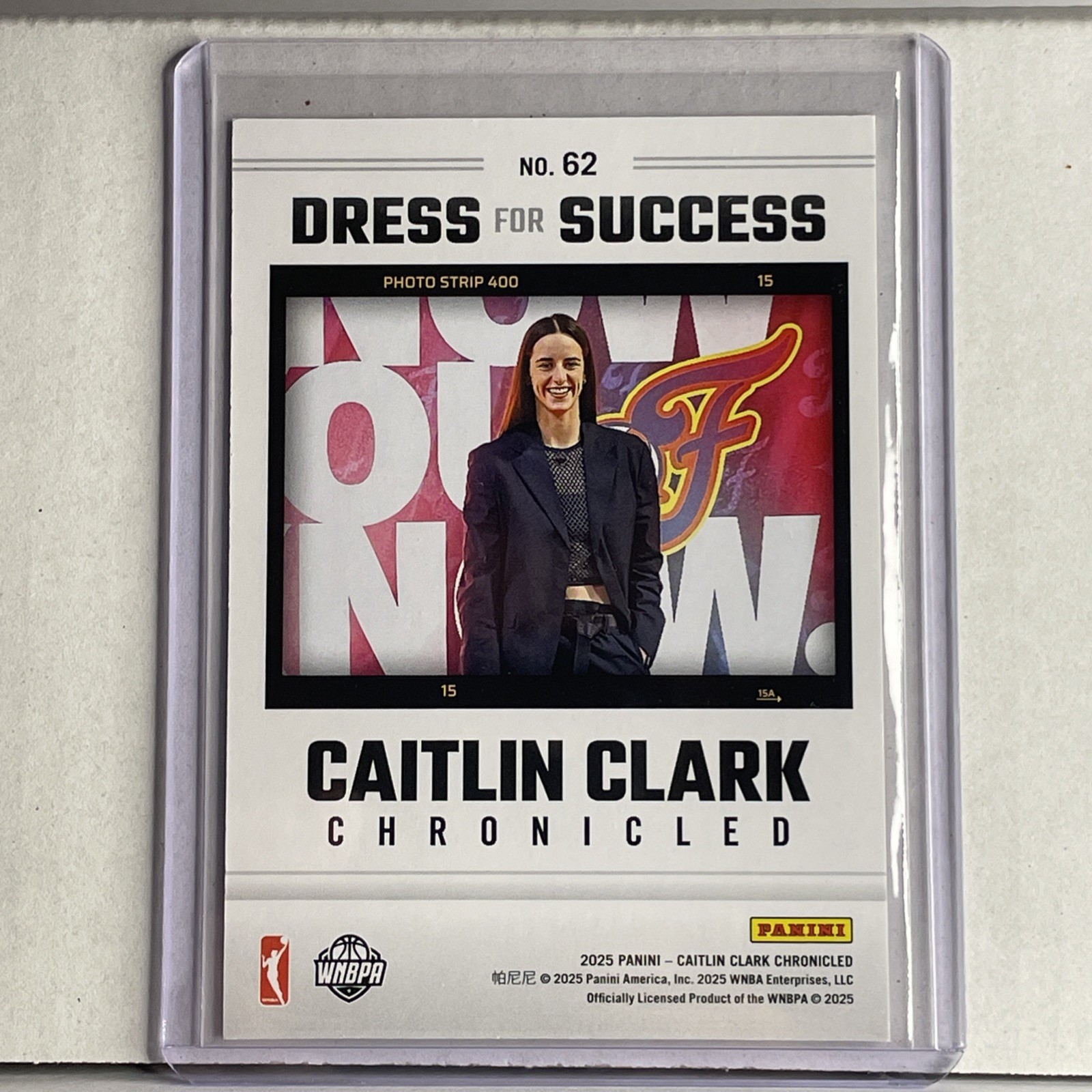 2025 Panini Caitlin Clark Chronicles Card #62 Chronicled