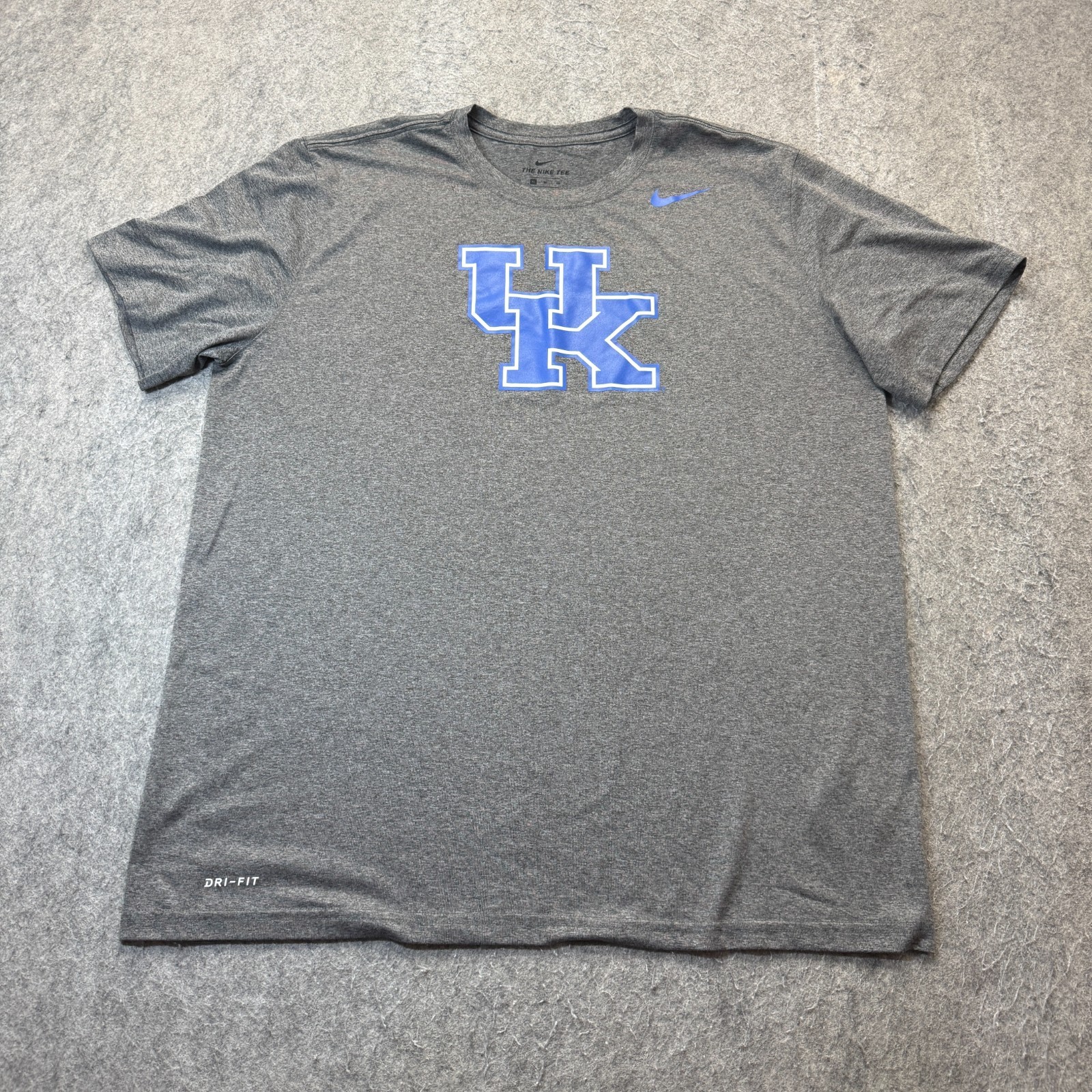 Kentucky Wildcats Nike Performance Shirt Men XL Gray DRI-FIT Short Sleeve Crew