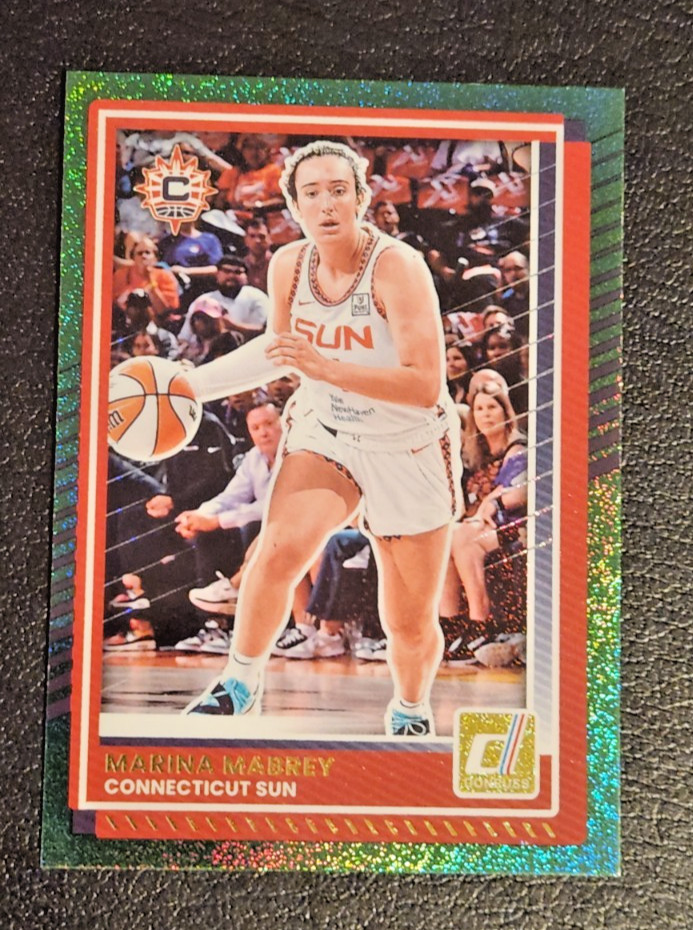 Marina Mabrey Green Shimmer Card ( 2025 Donruss WNBA Sun & Tempo NM )