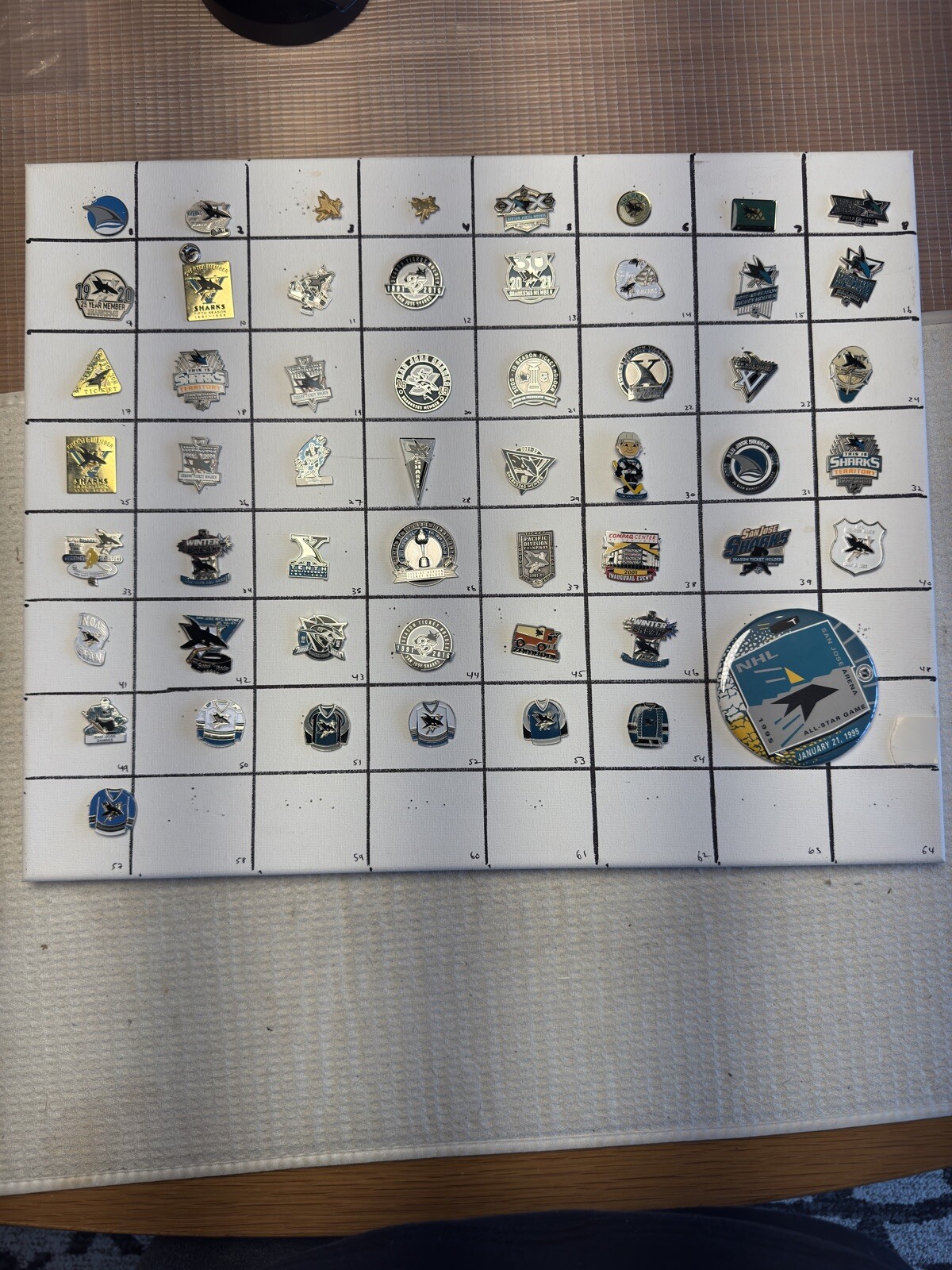 San Jose Sharks NHL Ice Hockey Lapel Pins; You Pick! Volume Discount