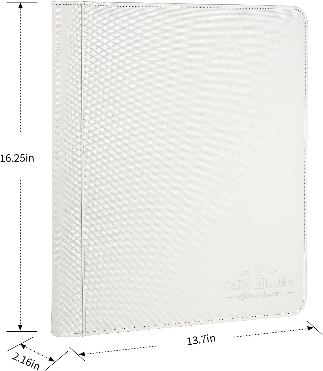 Toploader Binder,Toploader Hard Cases, 9-Pocket Pages Sleeves Hold up 288 Car…