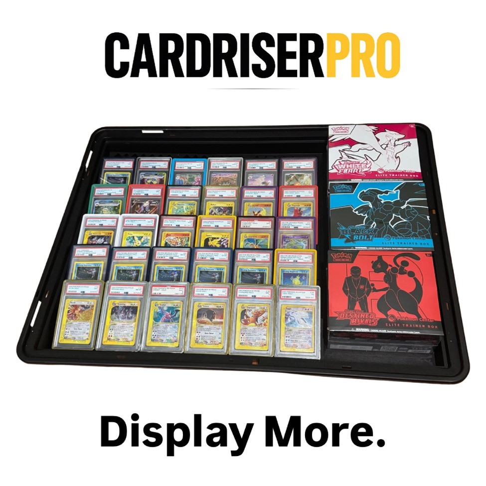PREMIUM TRADING CARD SLAB DISPLAY CASE RISER STANDS | ZION CASE | COLORS