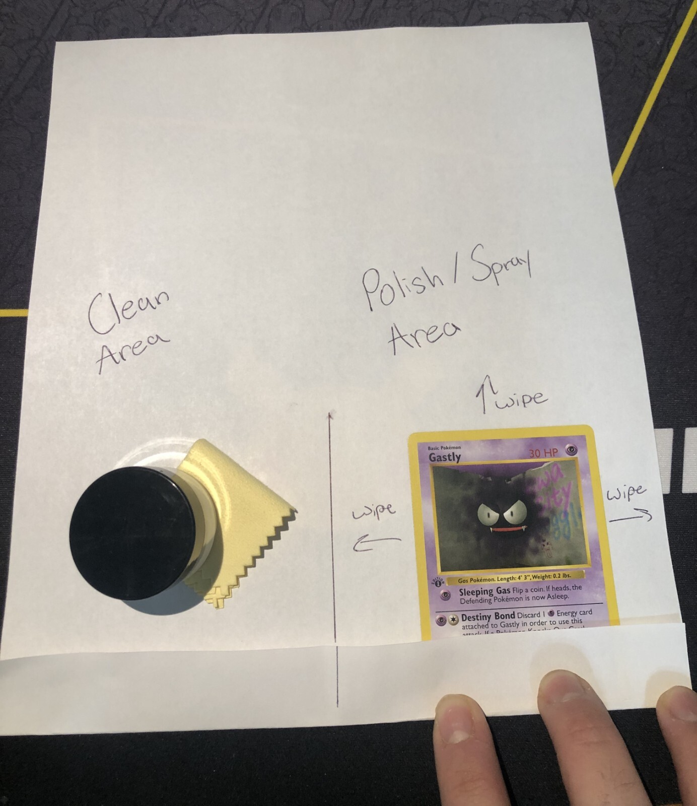 Card Cleaning Kit! Best Value! Extra Supplies! Card Care Kit! Pokémon MTG Yugioh
