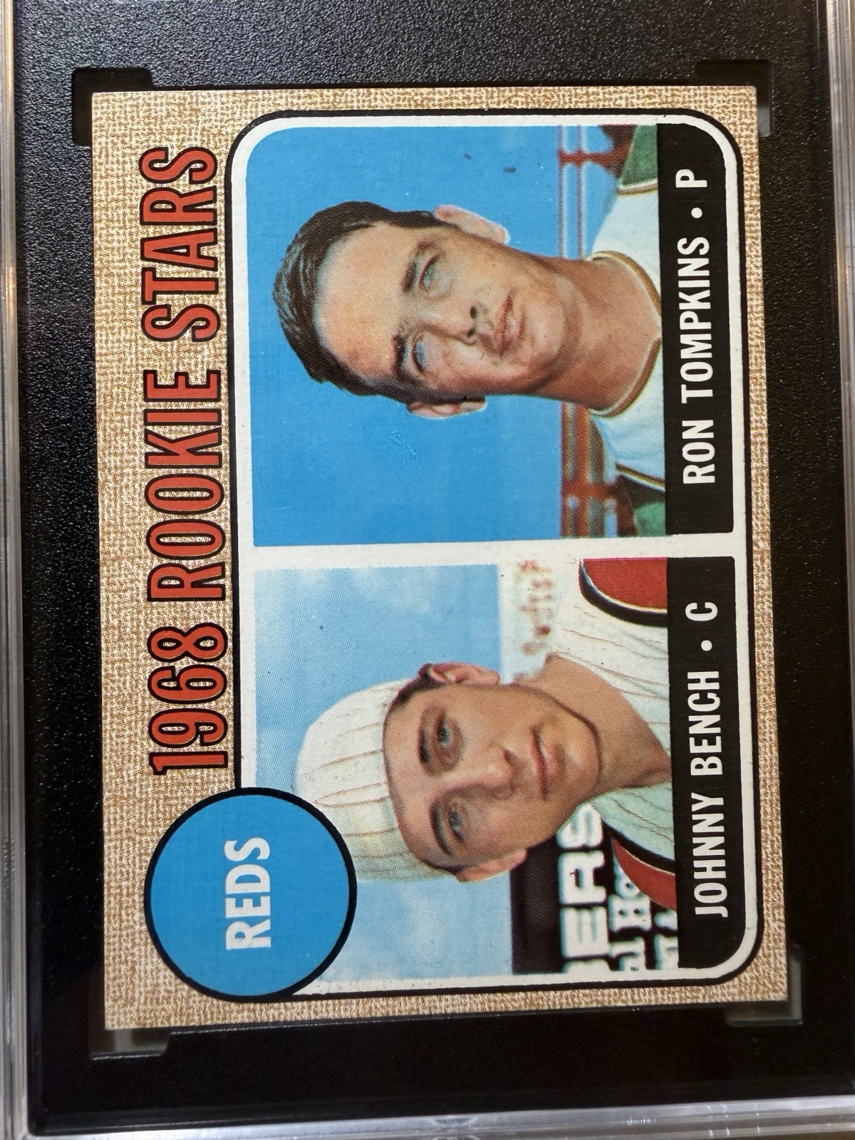 1968 Topps Baseball #247- Johnny Bench ROOKIE – EXCELLENT-5 -*JEEJ*!