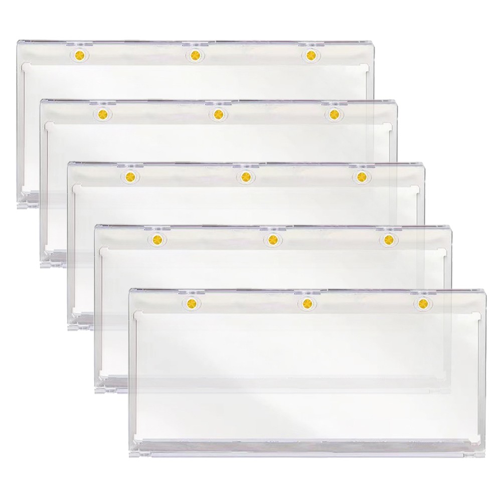 175PT Horizontal Booklet Magnetic Card Holder Trading Card Case Display Holder