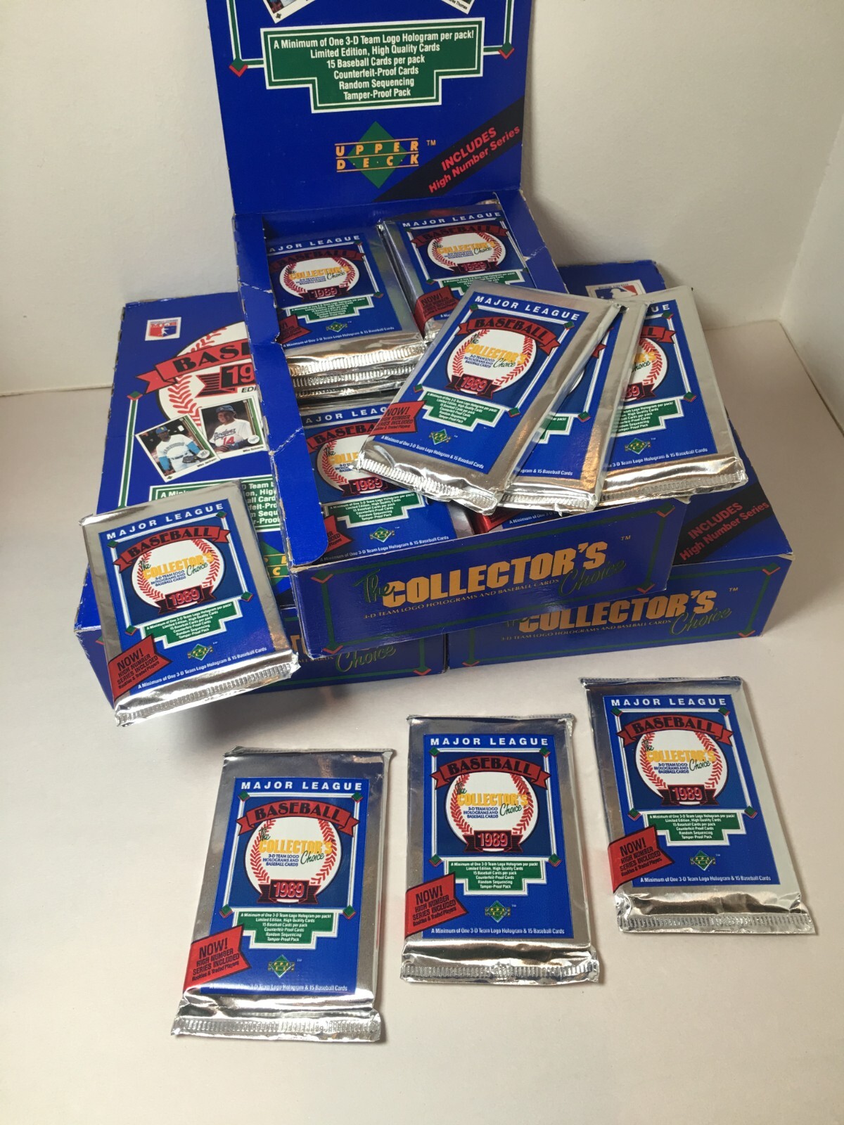 ONE 1989 Upper Deck Low Series Wax Pack ’10’ Ken Griffey Jr Rookie $3000+