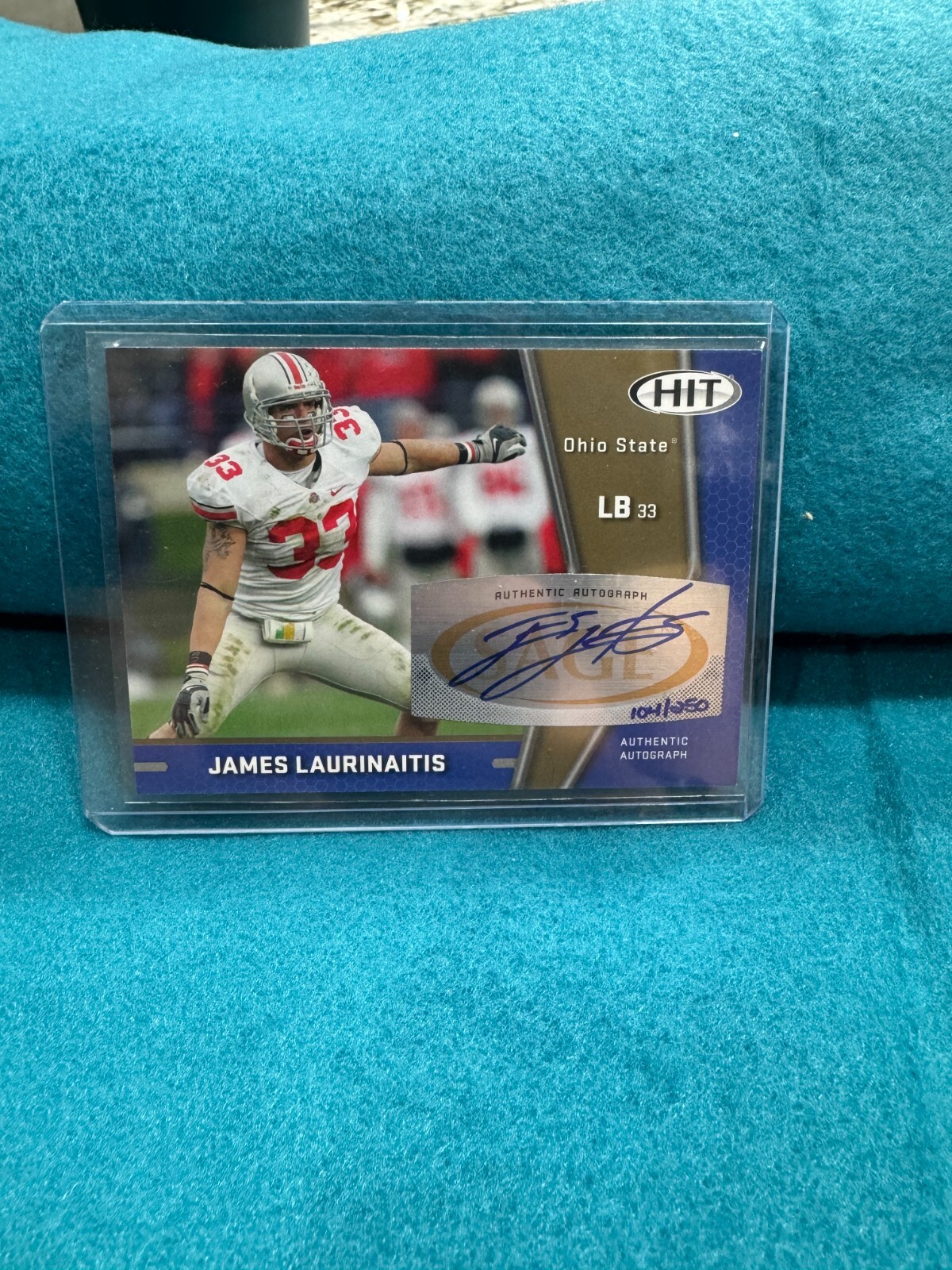 James Laurinaitis 2009 Sage Hit Auto 104/250 A33