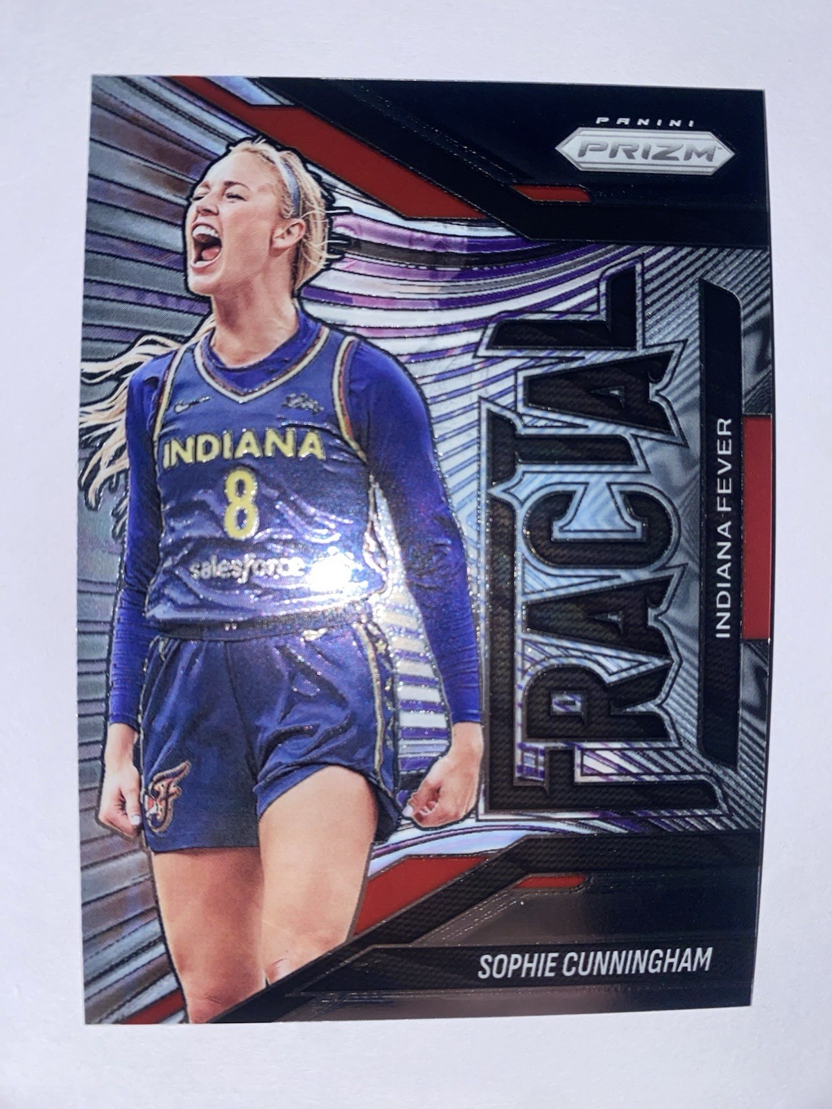 2025 Panini WNBA Prizm Sophie Cunningham Fractal Insert #8 Indiana Fever