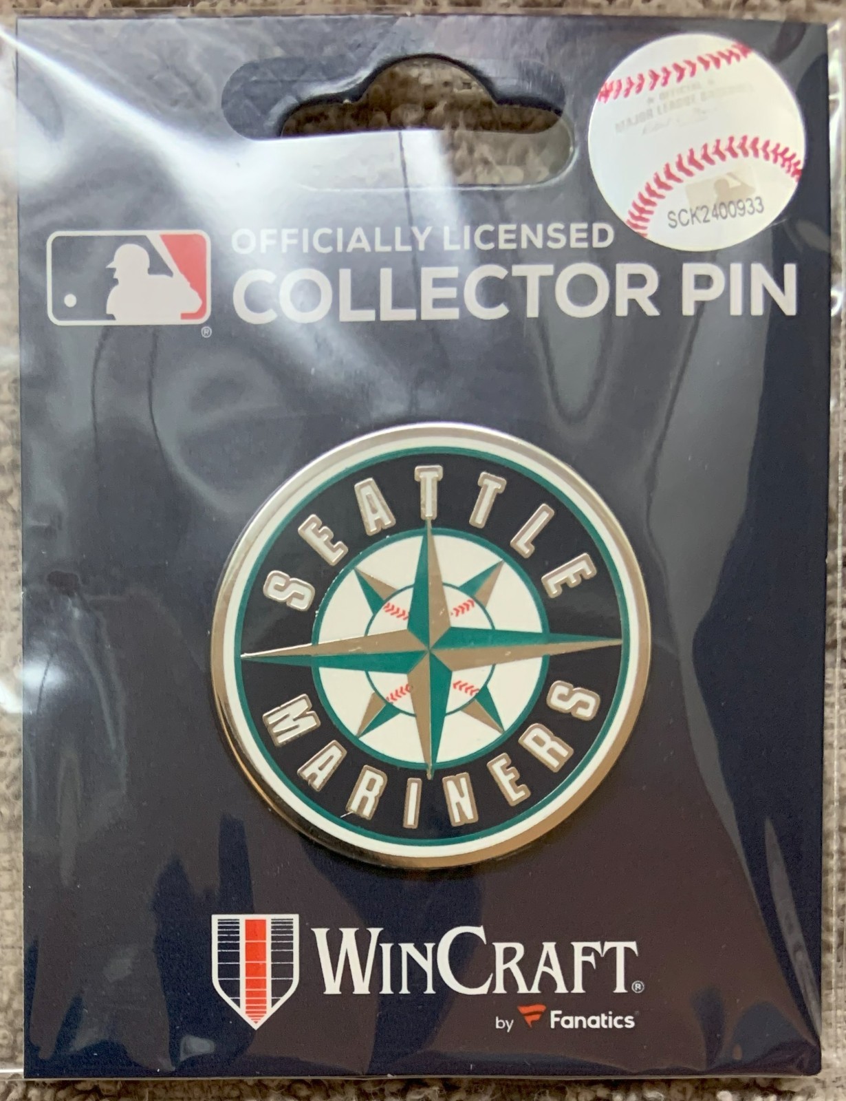 SEATTLE MARINERS LOGO COLLECTOR PIN NEW WINCRAFT