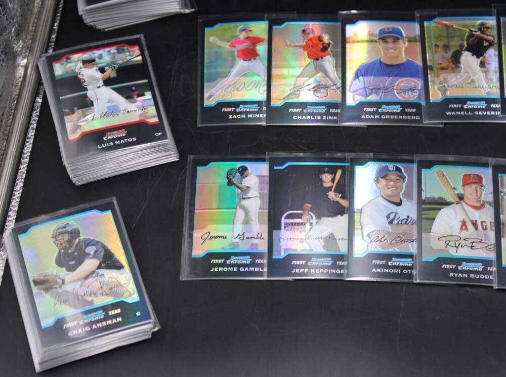 2004 Bowman Chrome Baseball Partial Refractor Set 203/330 Cabrera DN929