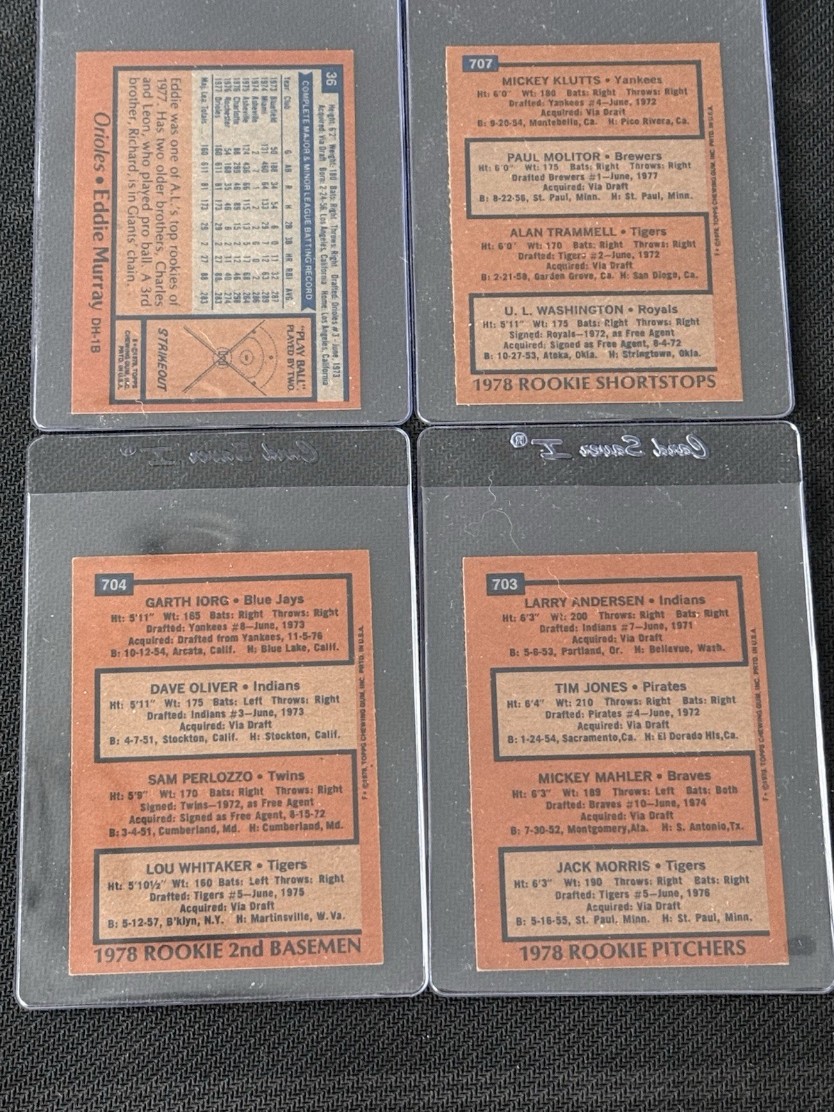 1978 TOPPS BASEBALL COMPLETE SET EX-MT OR BETTER OVERALL MURRAY MOLITOR RYAN