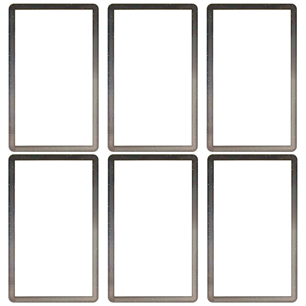 6Pcs Gradient Slab Bumper Guard Protector Skin TPU Stackable For PSA Graded Card