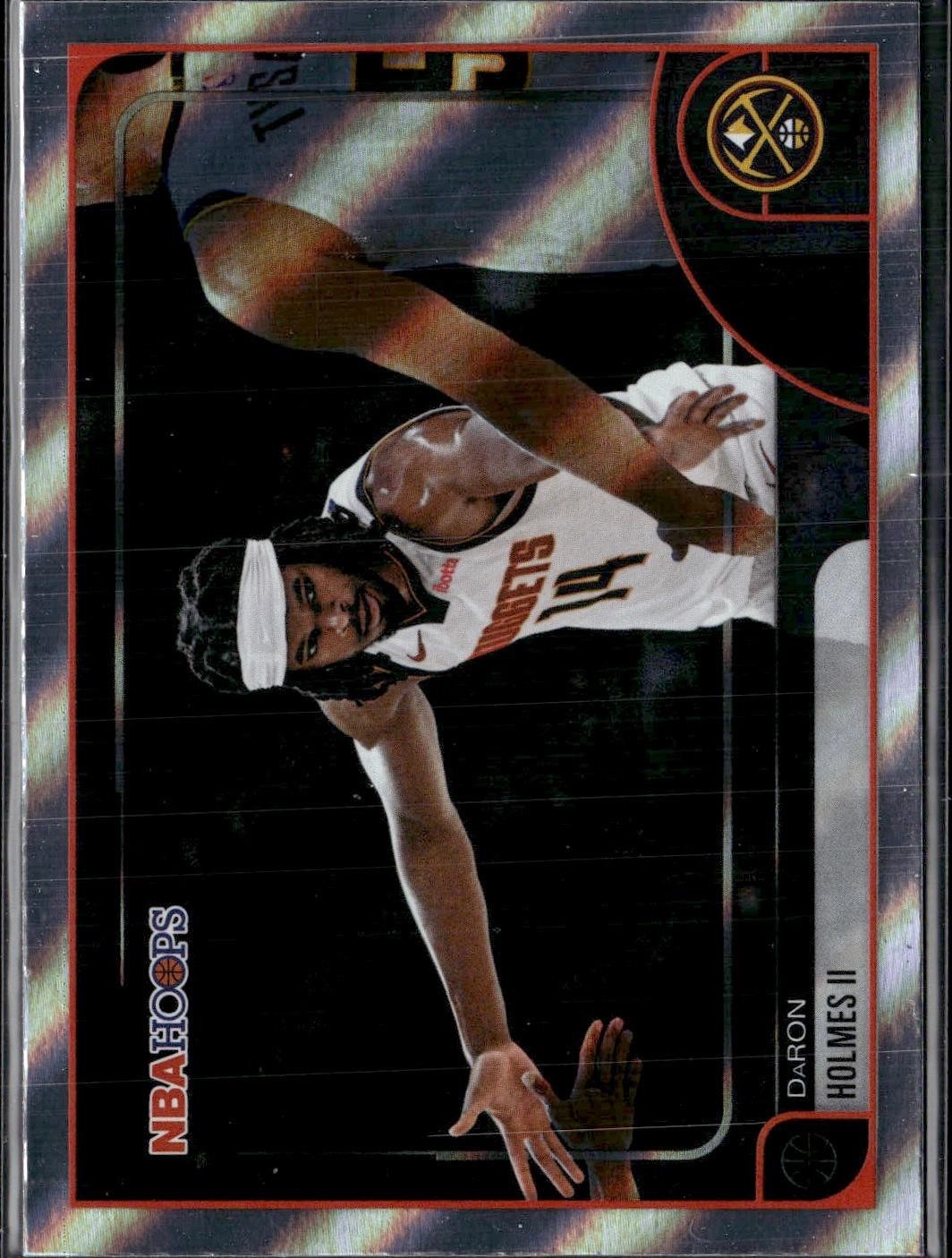 2025-26 Hoops #217 DaRon Holmes II Light Burst Denver Nuggets