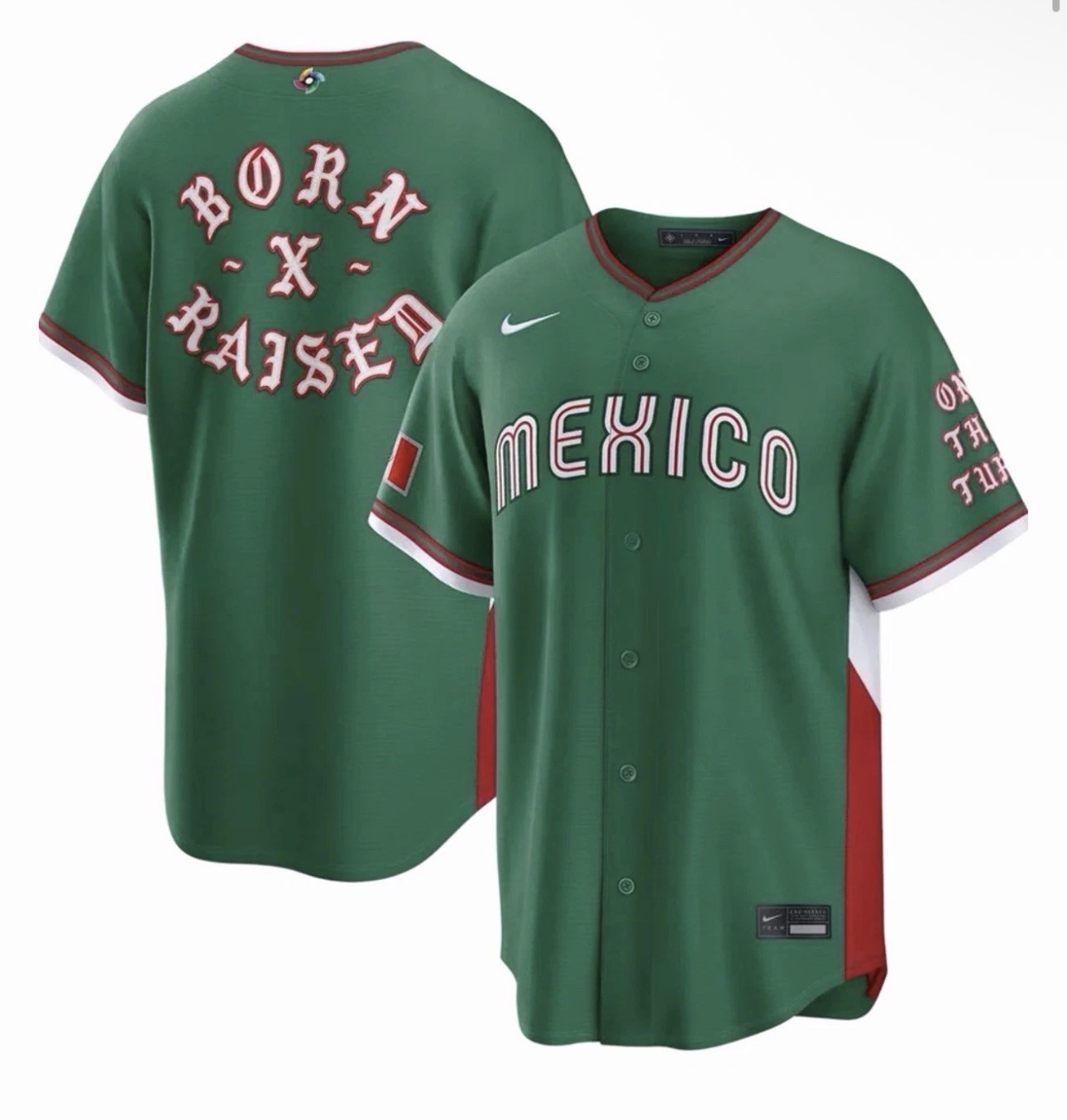 Nike Born x Raised Mexico 2026 World Baseball Classic Stadium Jersey SS26 Men’s