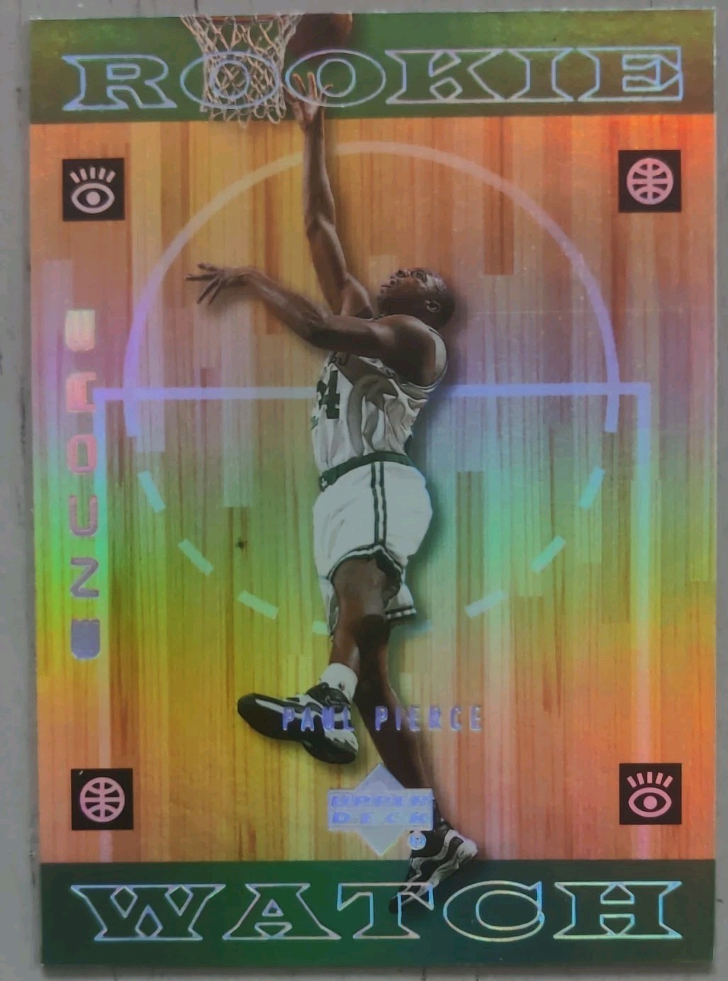 1998-99 Upper Deck Encore – Foil Rookie Watch Paul Pierce #123 (RC) Celtics HOF
