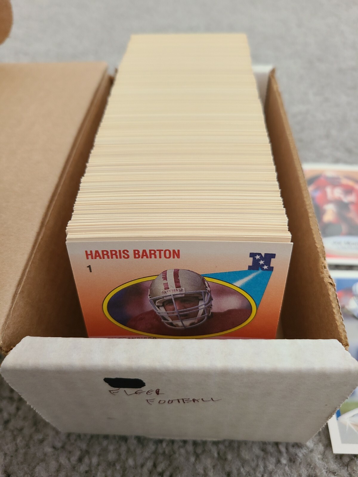 1990 Fleer Football Card Singles – Complete Your Set 1-250