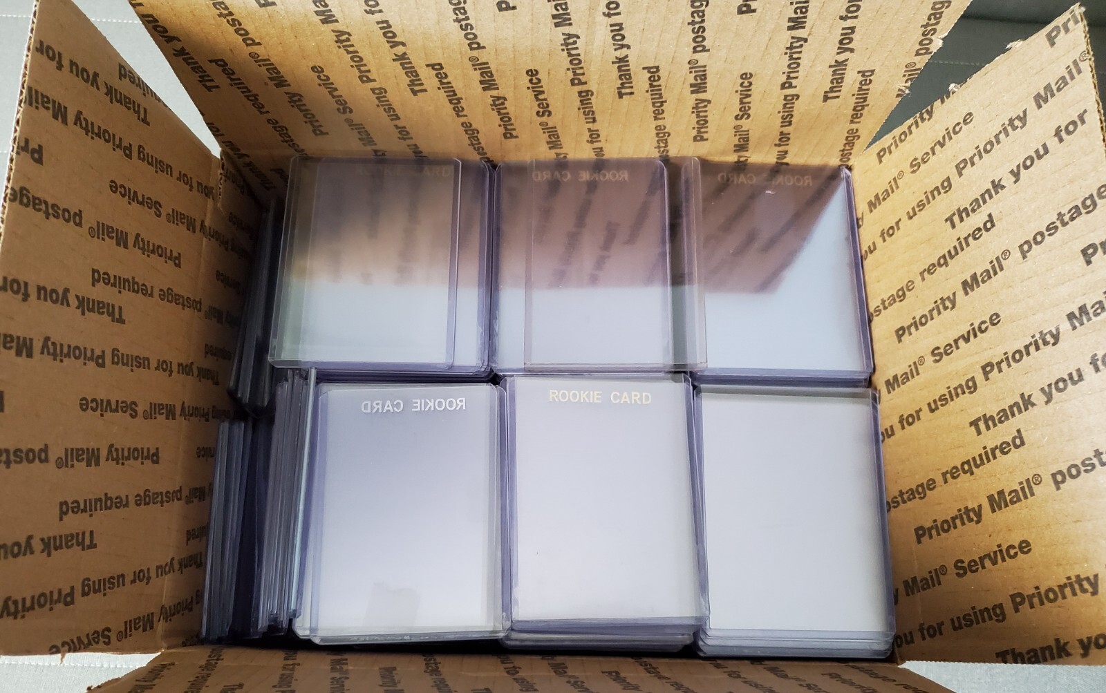 500 USED 3 x 4 Standard Card Top Loaders