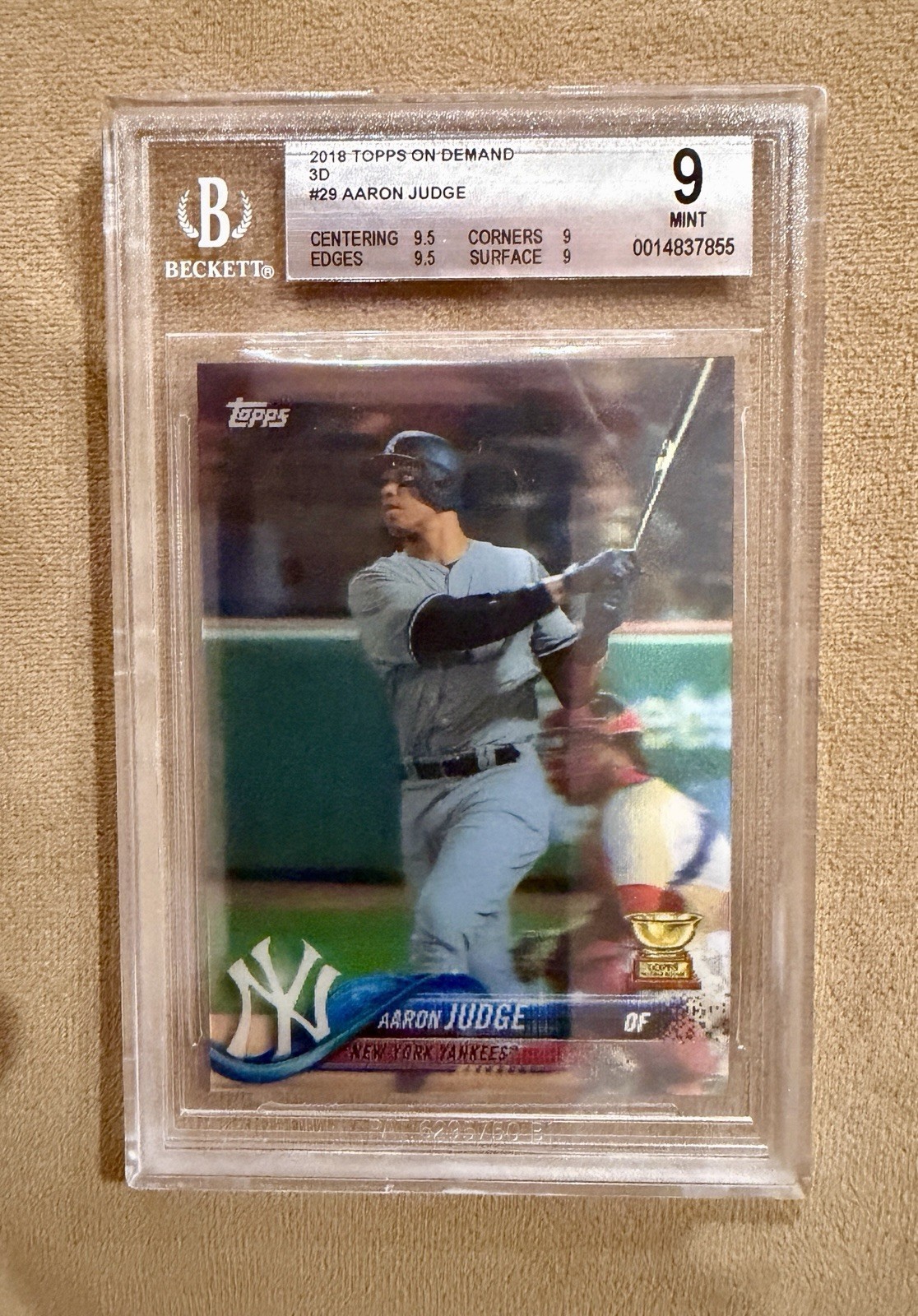 2018 Topps On Demand 3D – Aaron Judge #29 /Print Run 269!!!