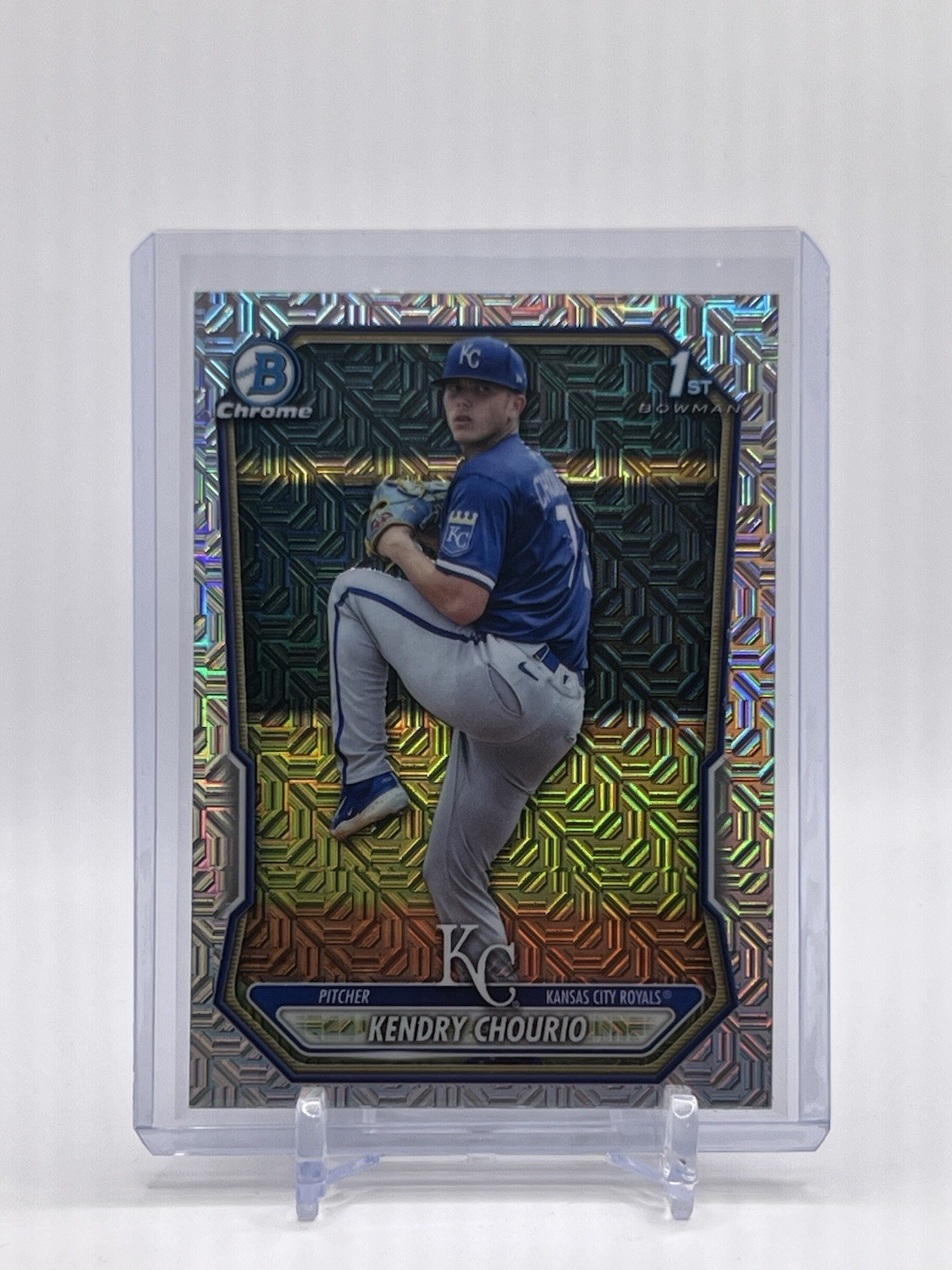 2026 Bowman Chrome KENDRY CHOURIO #BCP-7 Mojo Refractor Free Shipping