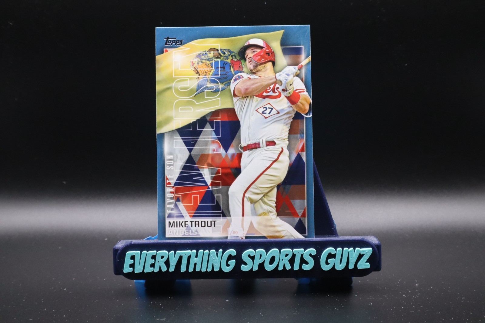 2023 Topps Series 2 – Favorite Sons New Jersey Mike Trout #FS-1 Blue Parallel