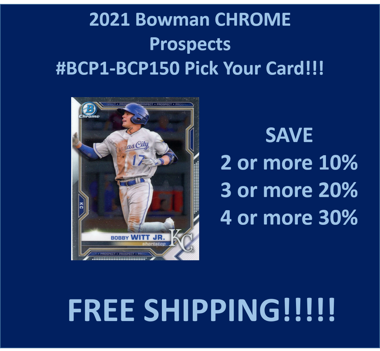 2021 Bowman Prospects CHROME #BCP1-BCP150 You Pick Complete your set!!!