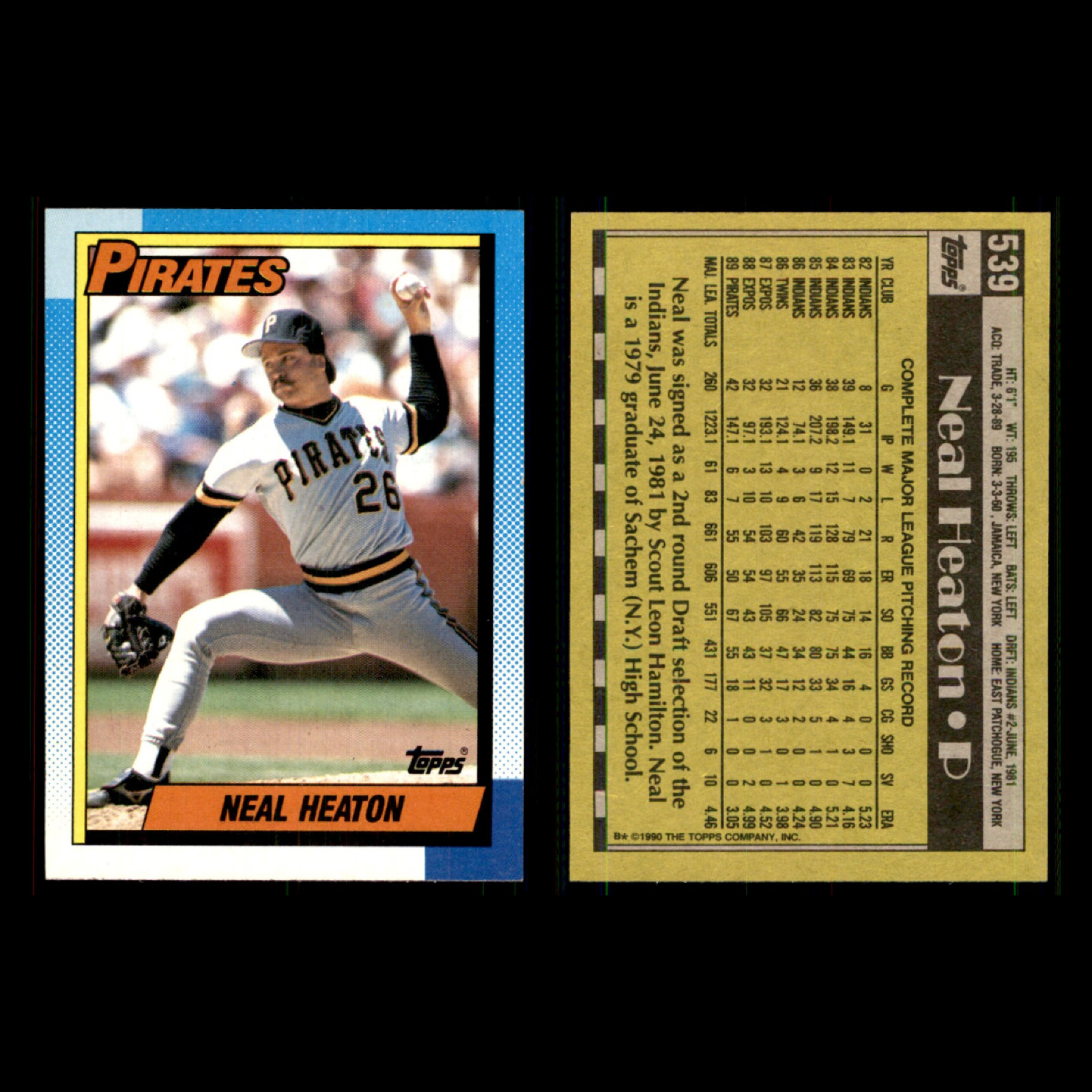 Neal Heaton Lot 12 Different Baseball Cards 1985-1992 PIT/CLE/MIN/KCR/MON