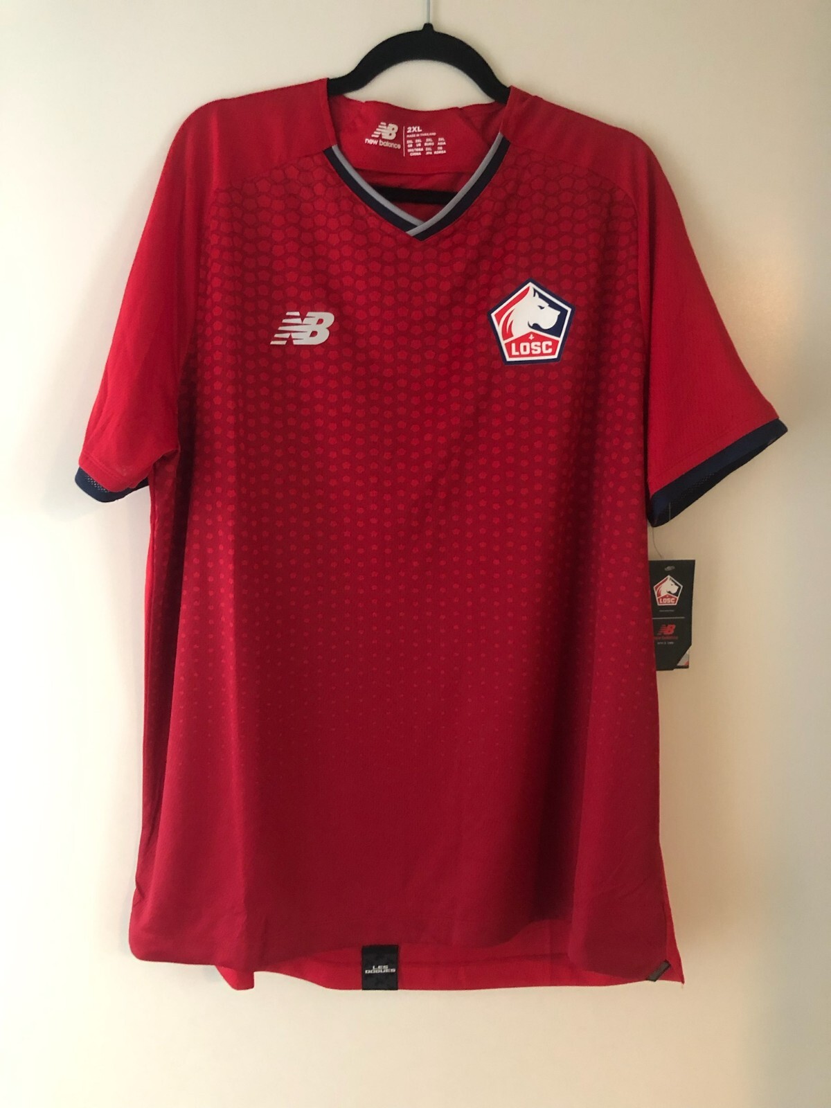 Lille OSC LOSC 21/22 New Balance Home Jersey 2XL XXL NWT France