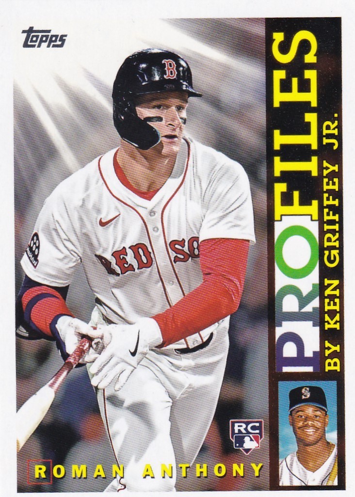 ROMAN ANTHONY TOPPS ROOKIE PROFILES BY KEN GRIFFEY JR RC RED SOX #TP-23 2026 S1