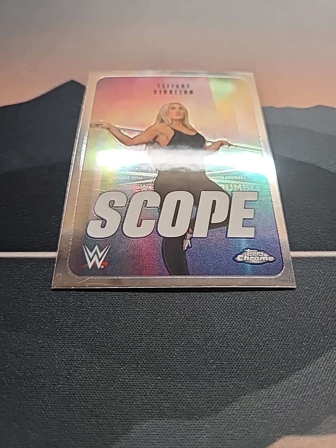 2026 Topps Chrome WWE TIFFANY STRATTON #SCO-2 Scope Insert 🔥