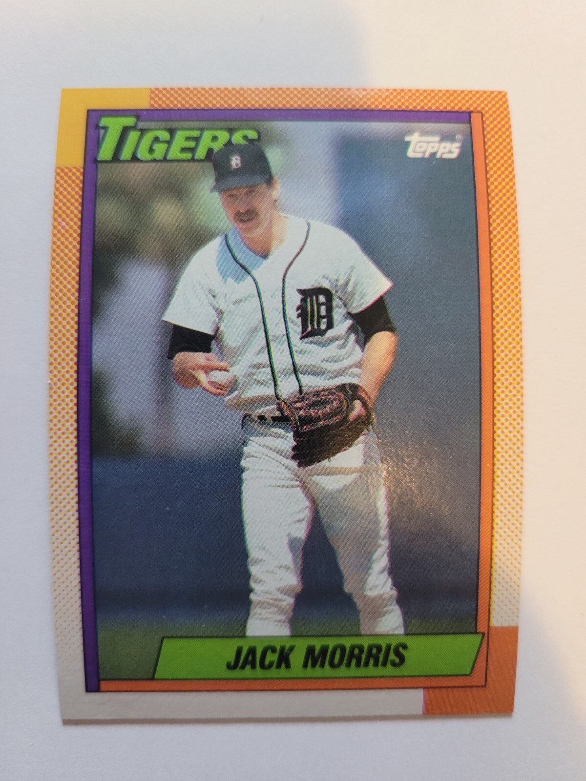 1990 TOPPS JACK MORRIS #555 NM