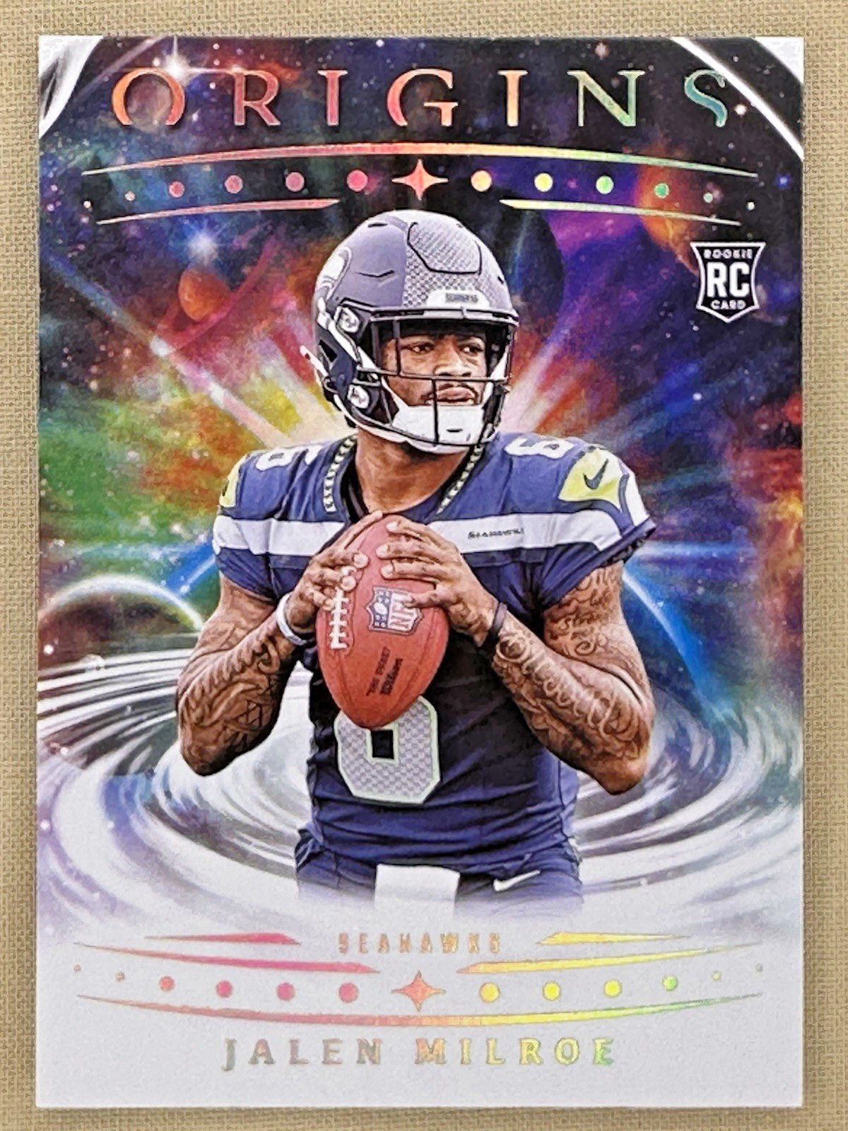 2025 Panini Origins Jalen Milroe RC Seattle Seahawks rookie QB #103